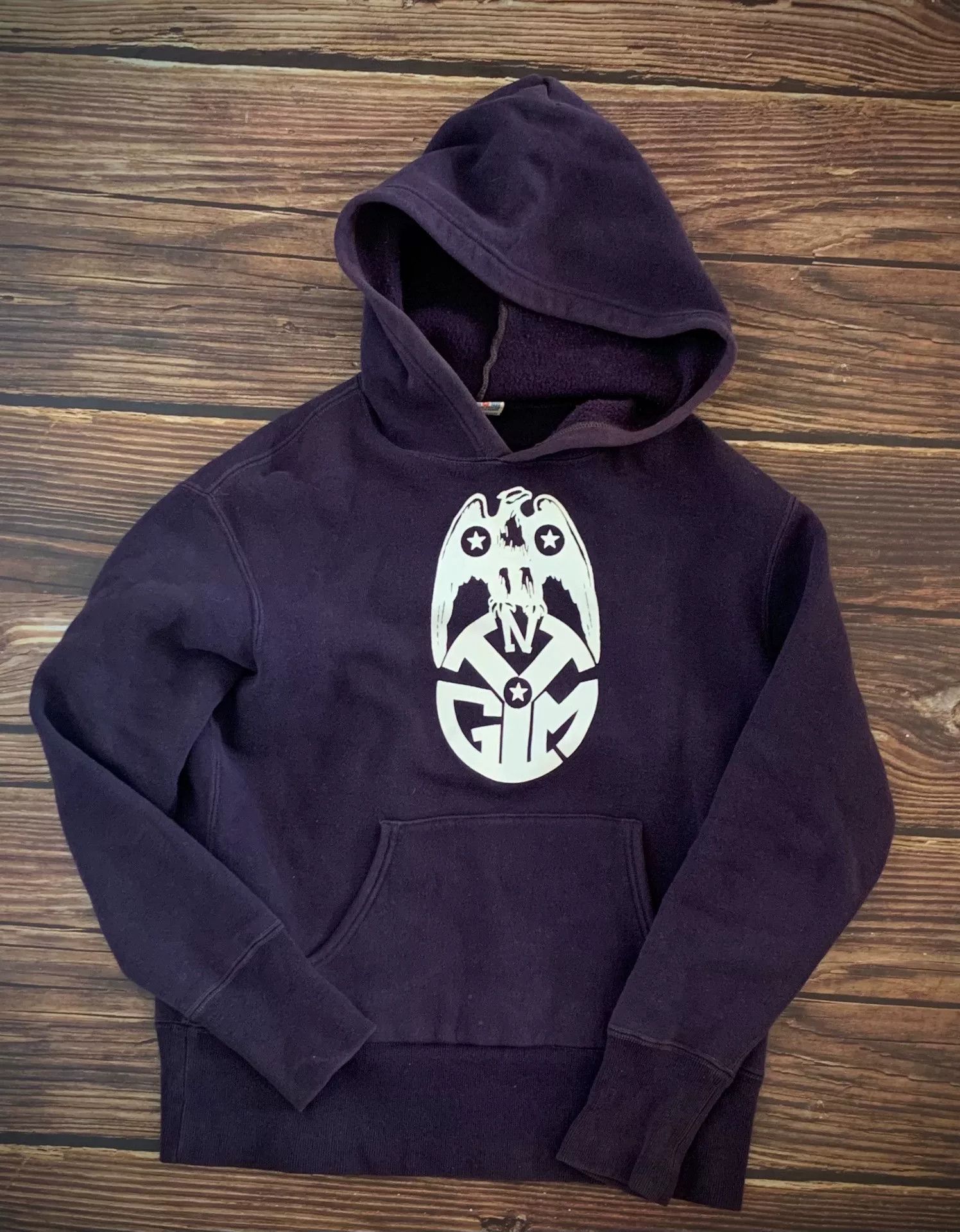Japanese Brand stylish purple hooded sweatshirt for casual wear Size US S / EU 44-46 / 1 - 1 Thumbnail