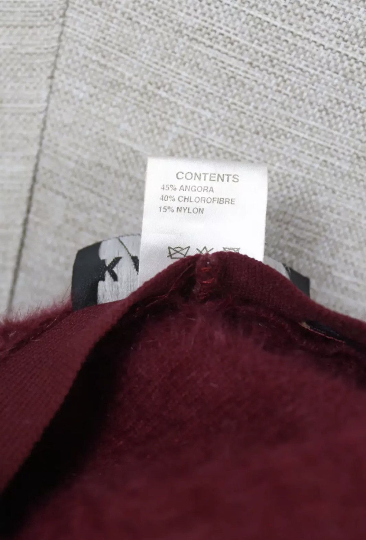 Kangol Kangol Burgundy Angora Fur Bucket Hat Size ONE SIZE - 6 Thumbnail