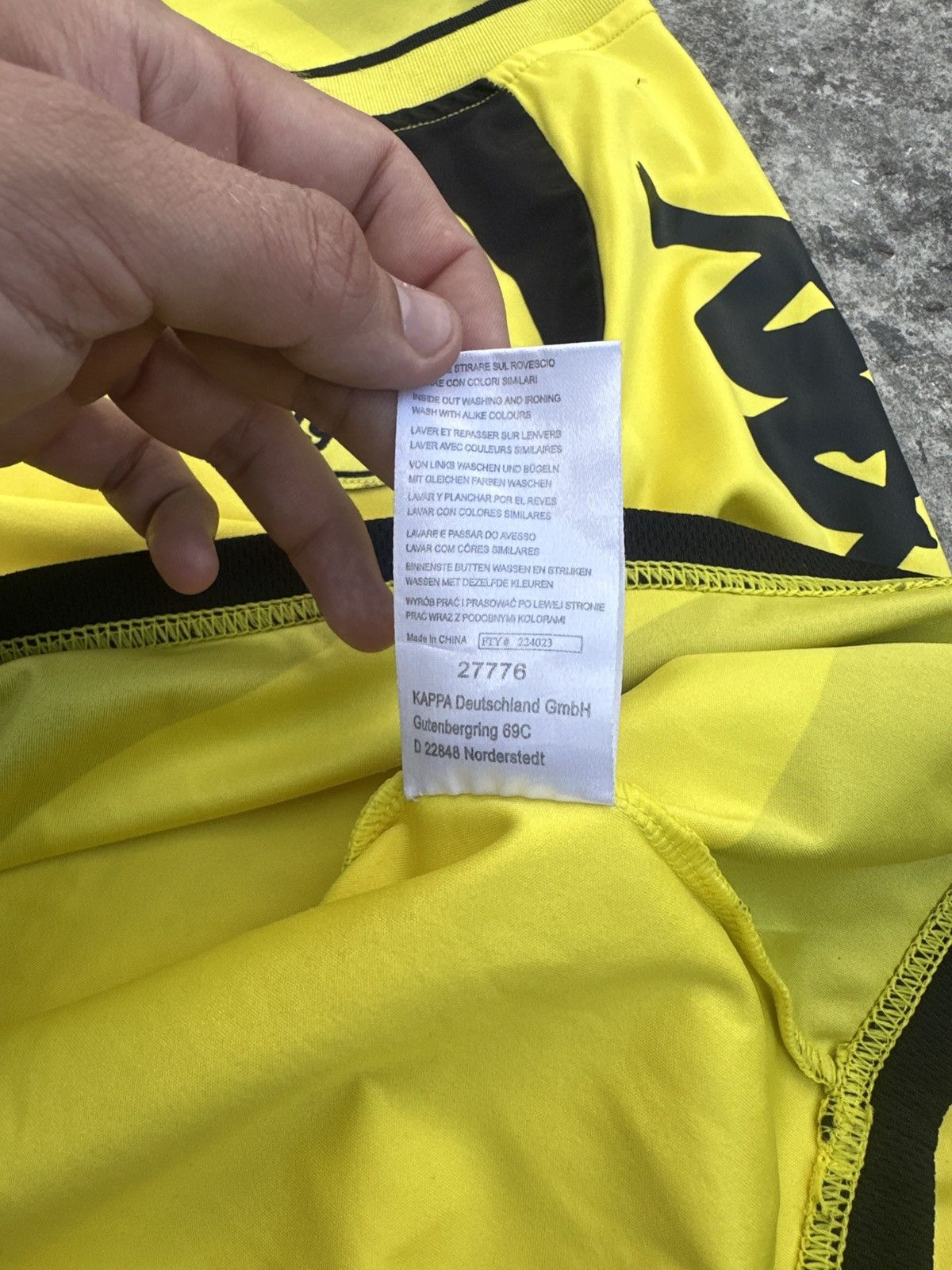 Kappa Kappa Borussia Dortmund Soccer Jersey Rare Blokecore VTg S Size US S / EU 44-46 / 1 - 6 Thumbnail