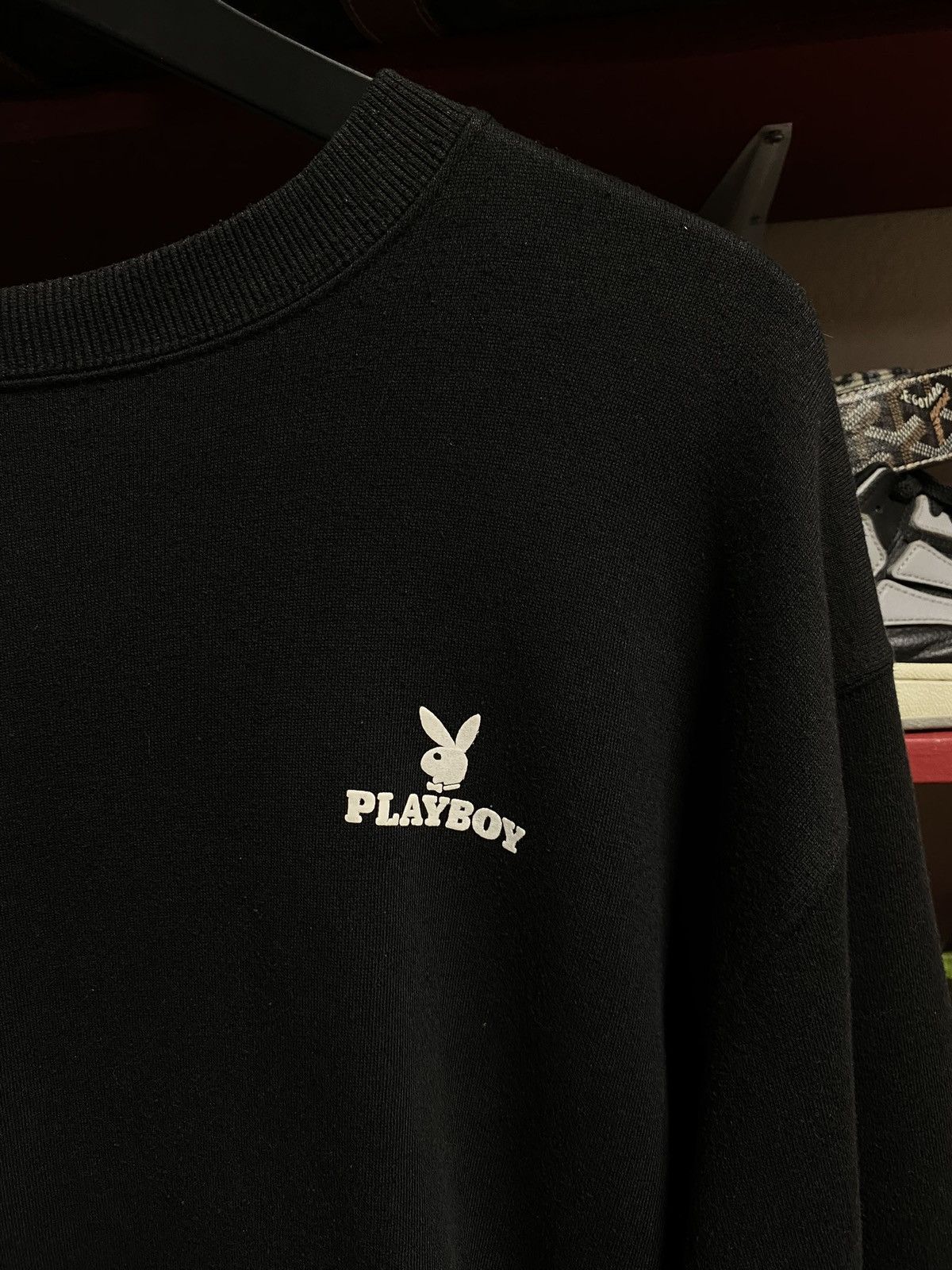 Playboy × Vintage Vintage Playboy Y2K Men’s Black Crewneck Large Size US L / EU 52-54 / 3 - 5 Thumbnail