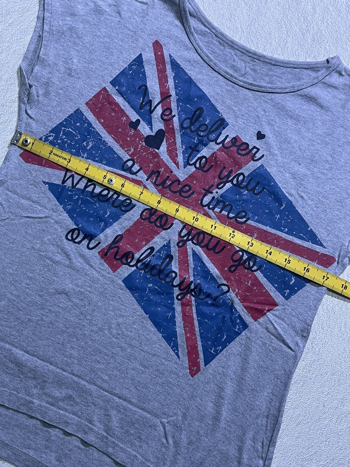 Hysteric Glamour Y2K short sleeve tshirt motif big flag print Size M / US 6-8 / IT 42-44 - 6 Thumbnail