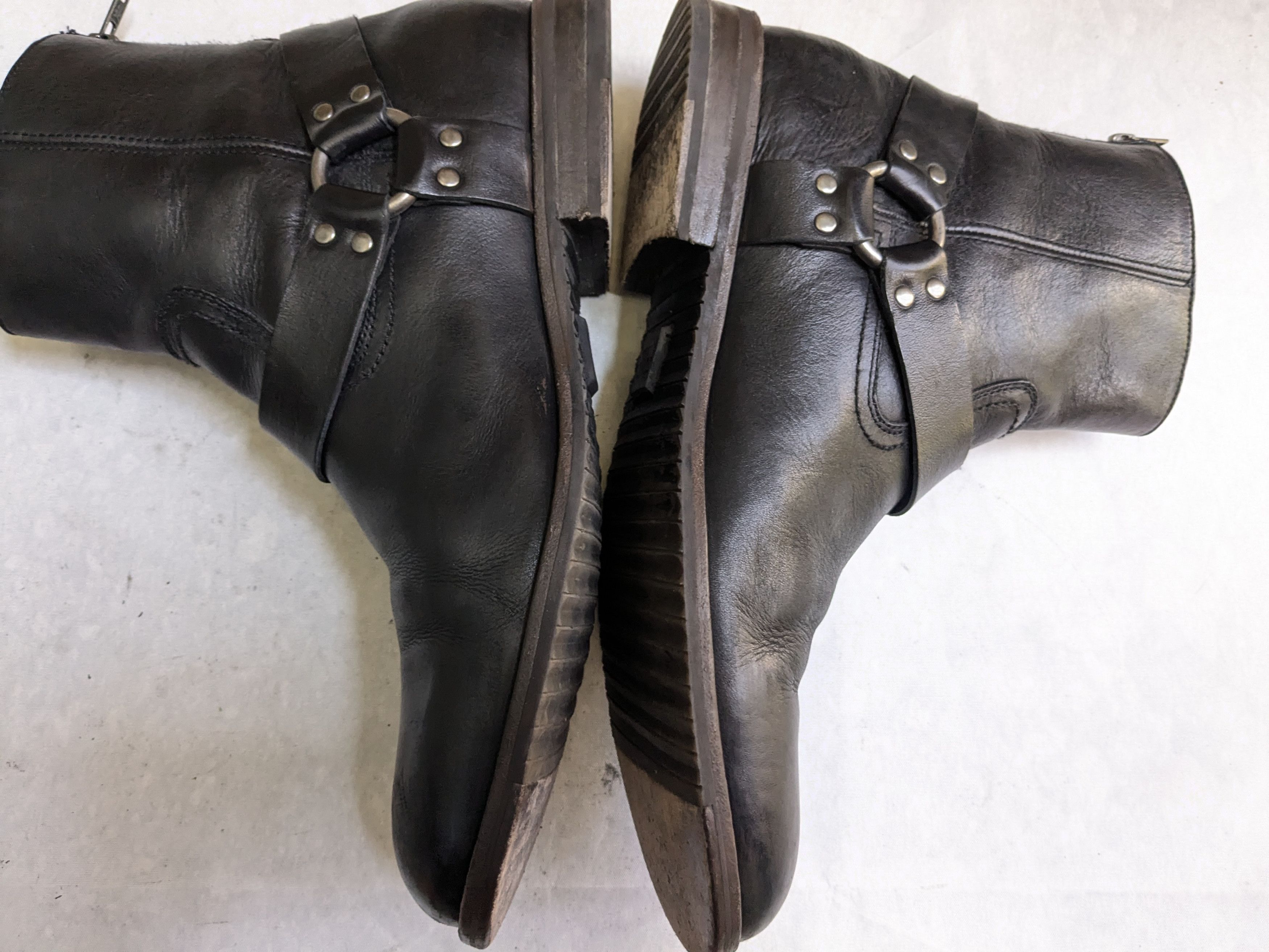 Frye Frye Harness Boots Black Leather 11 Buckle Size US 11 / EU 44 - 12 Thumbnail