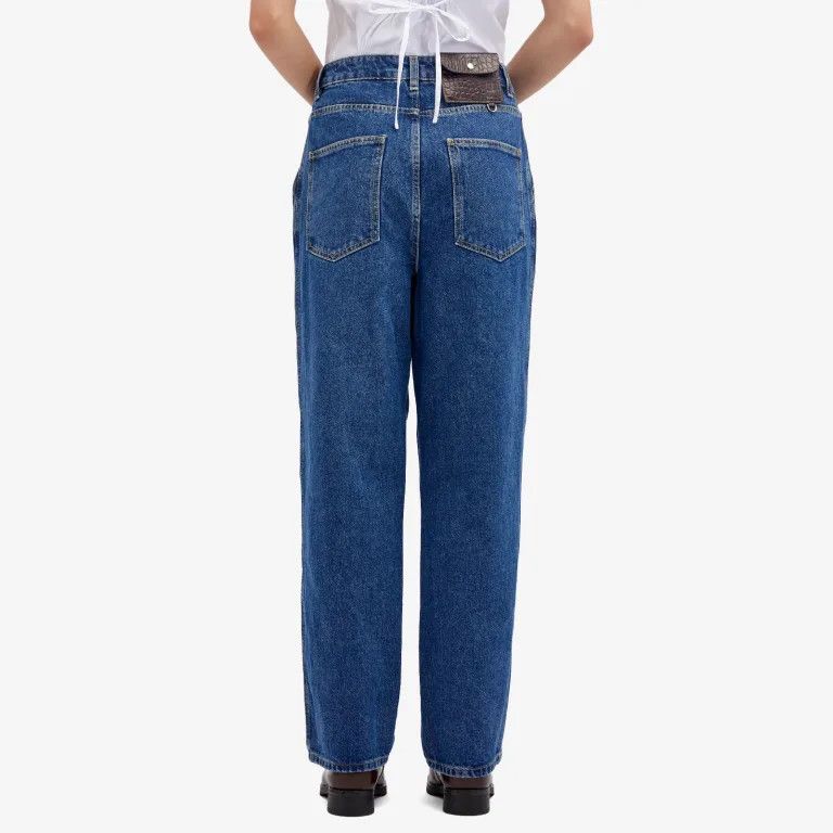 Saks Potts o1s22i1n0924 Organic Cotton Jeans in Blue Size 30" / US 8 / IT 44 - 3 Thumbnail