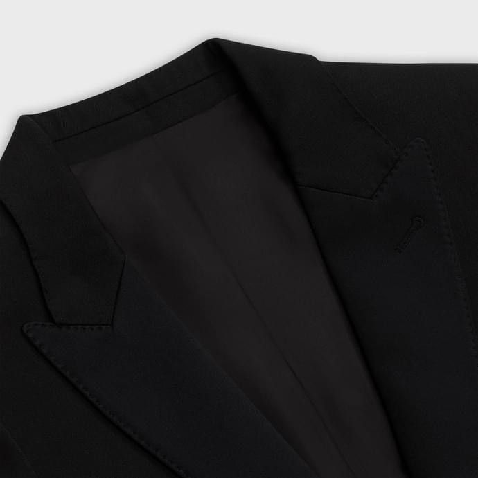 Celine × Hedi Slimane Celine Le Smoking Tuxedo Suit 44 Size 34R - 5 Thumbnail
