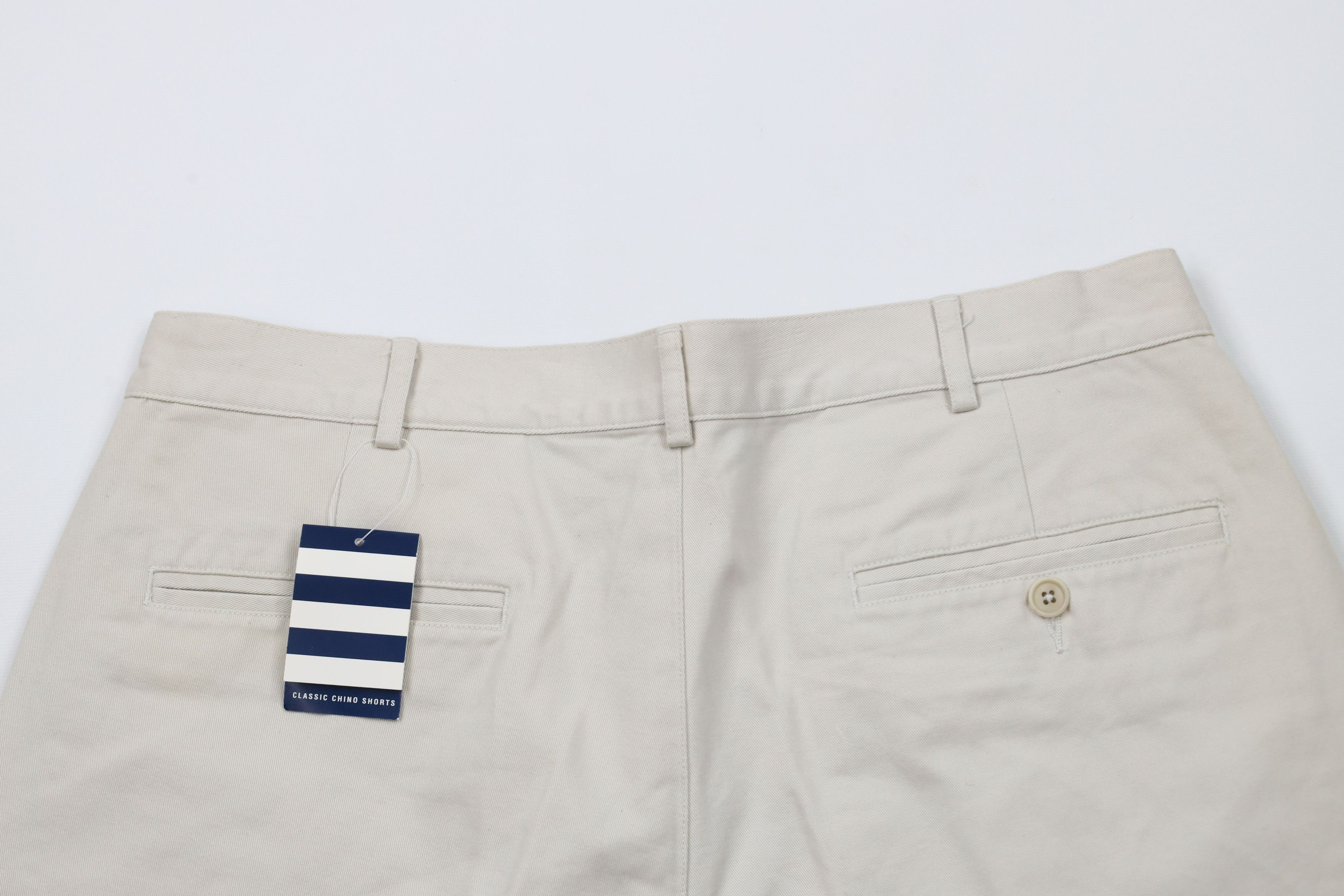 Lands' End × Vintage Deadstock Vintage Lands End Above Knee Chino Shorts Cotton Size US 34 / EU 50 - 8 Thumbnail