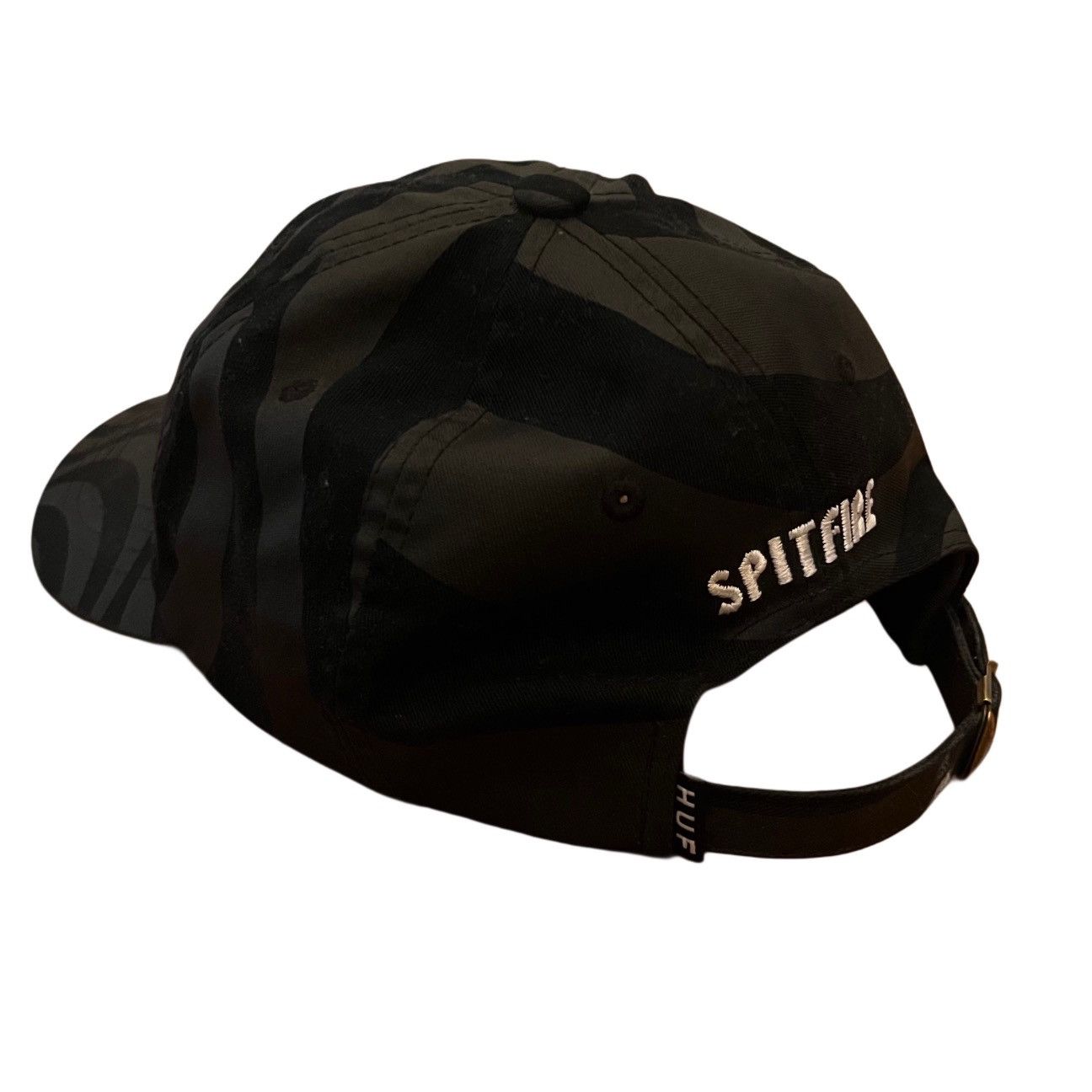 Huf × Spitfire SPITFIRE x HUF collaboration rare black baseball hat cap Size ONE SIZE - 5 Thumbnail