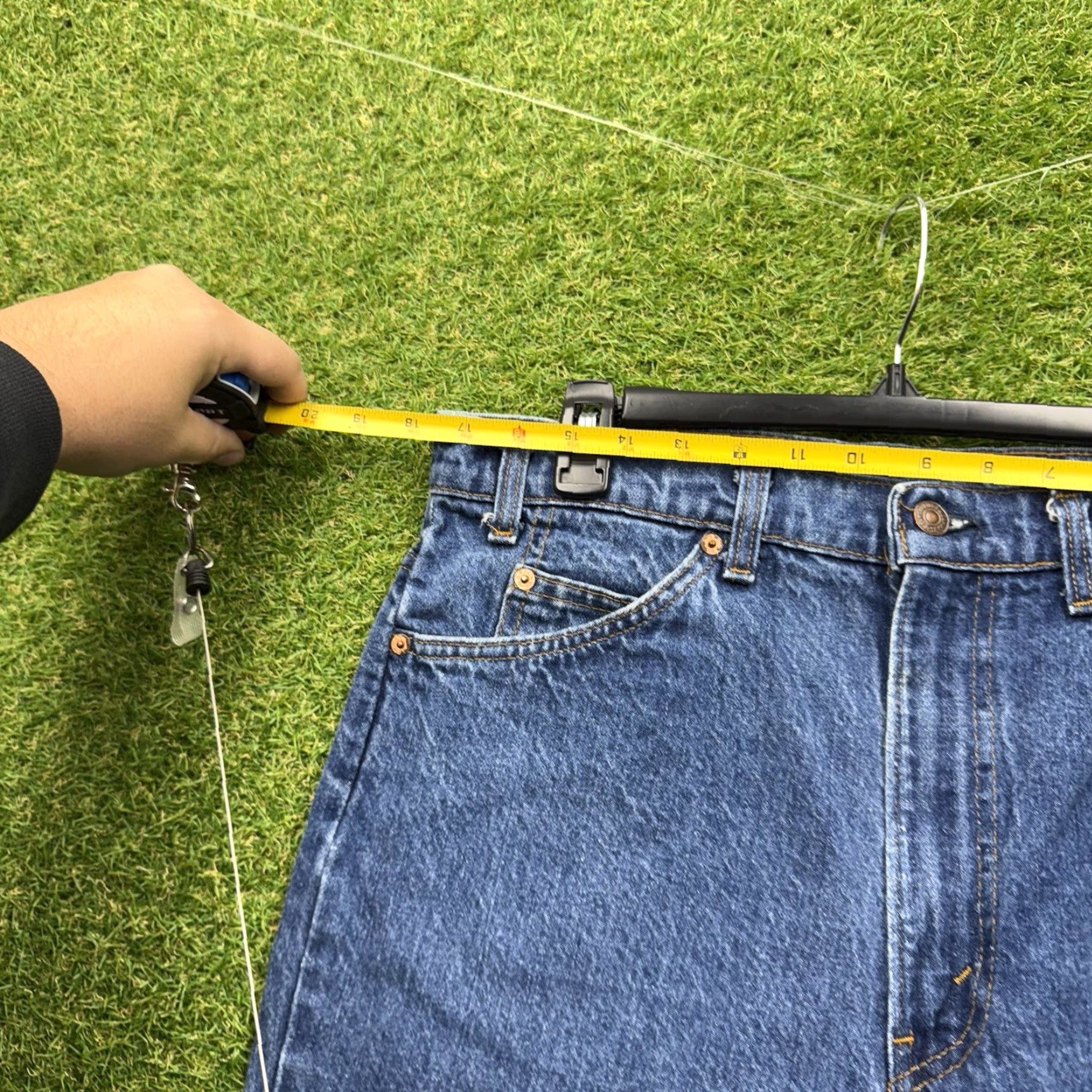 Levi's VINTAGE Levi's Jeans Shorts Mens 32 Jorts Orange Tab Casual Relaxed Fit Denim 5-Pocket Design 80s 90s Western Levi's Mens Short Jeans Size US 32 / EU 48 - 6 Thumbnail