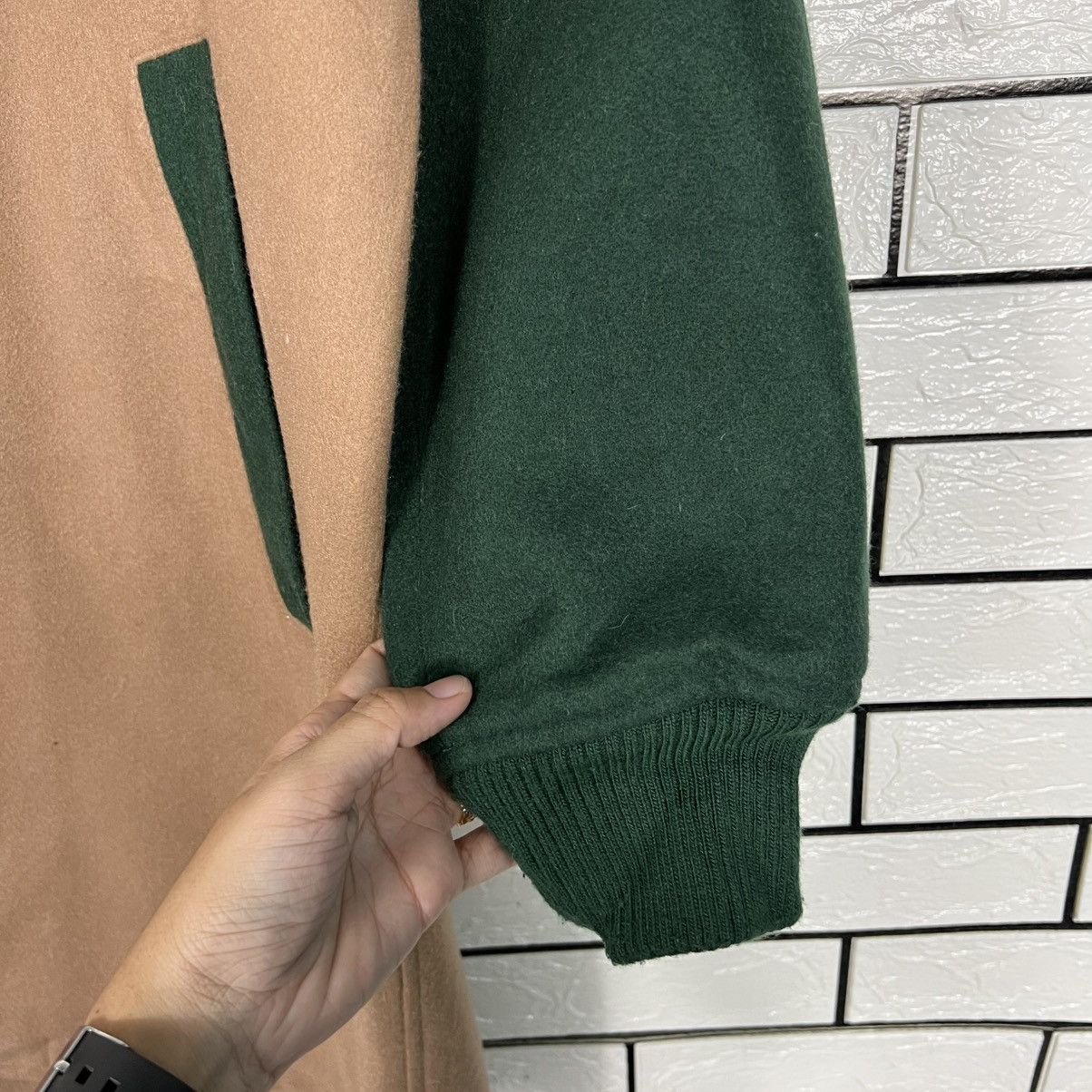Japanese Brand RODEO CROWNS Big Logo Hooded Long Coat #4142-C189 Size US L / EU 52-54 / 3 - 10 Thumbnail