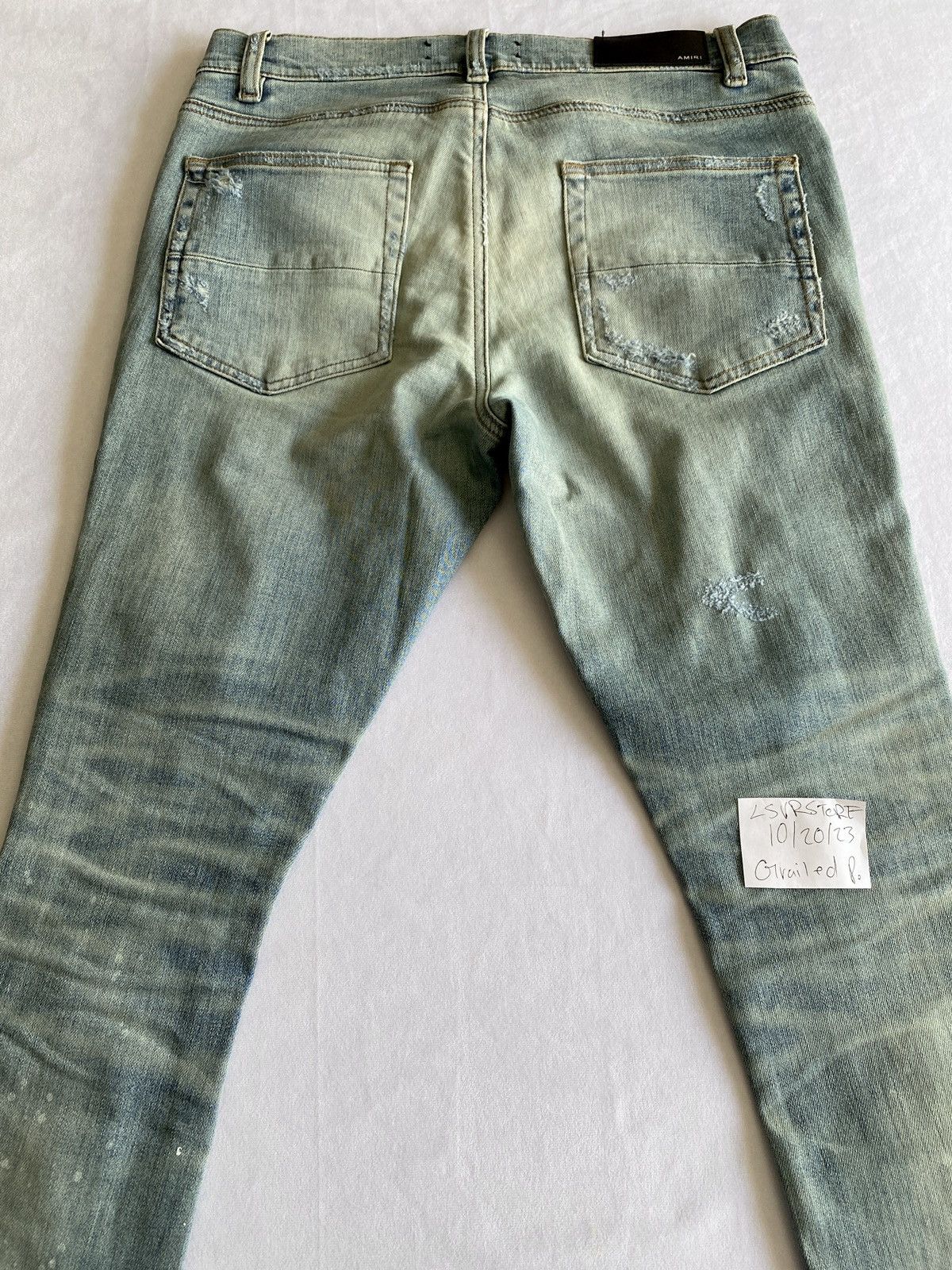 Amiri AMIRI Art Patch Painted Jean Classic Indigio OG 32 Size US 32 / EU 48 - 2 Thumbnail