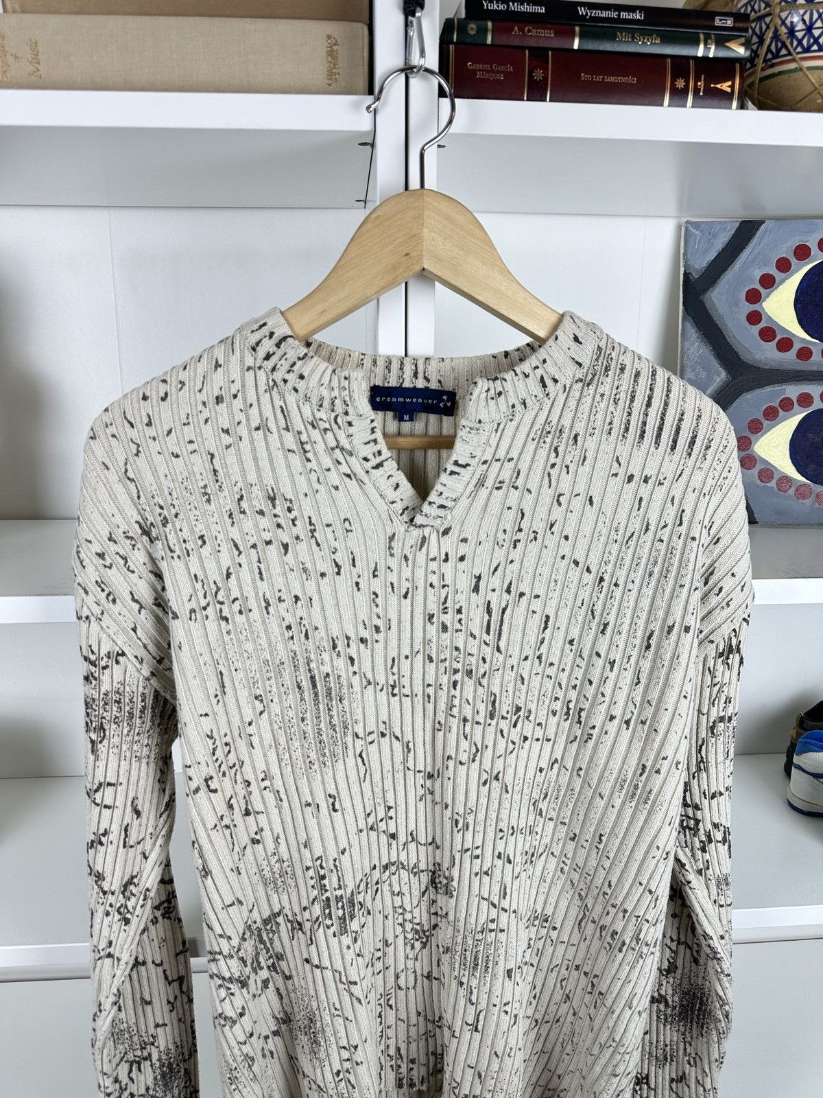 Other Vintage y2k slim structurized opium sweater jumper Size US M / EU 48-50 / 2 - 2 Thumbnail