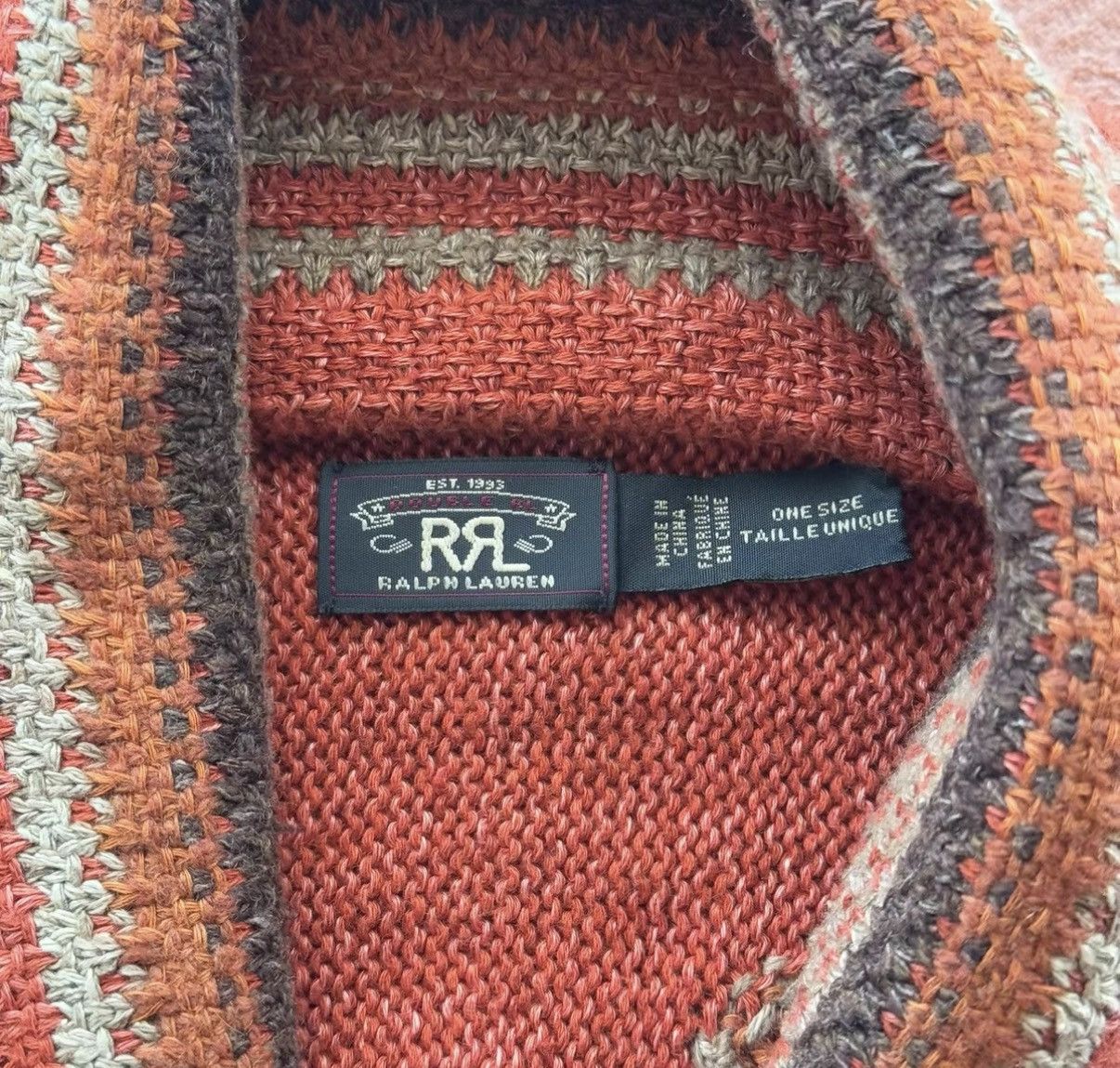RRL Ralph Lauren RRL Ralph Lauren Double RL Southwestern Cloak Shawl K22 Size US L / EU 52-54 / 3 - 5 Thumbnail