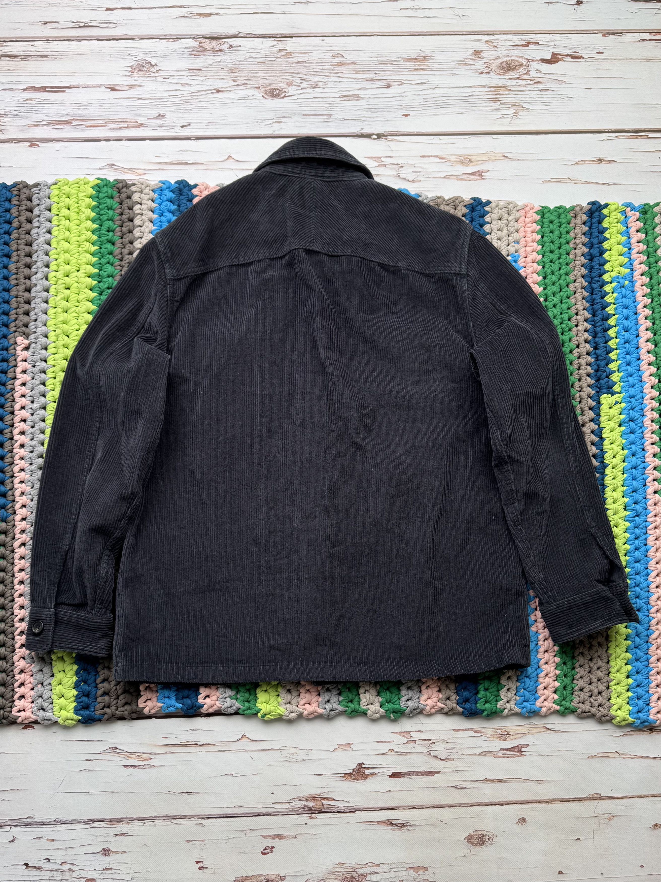 Japanese Brand Flannel Heavy Corduroy Overshirt (D10) Size US L / EU 52-54 / 3 - 6 Thumbnail