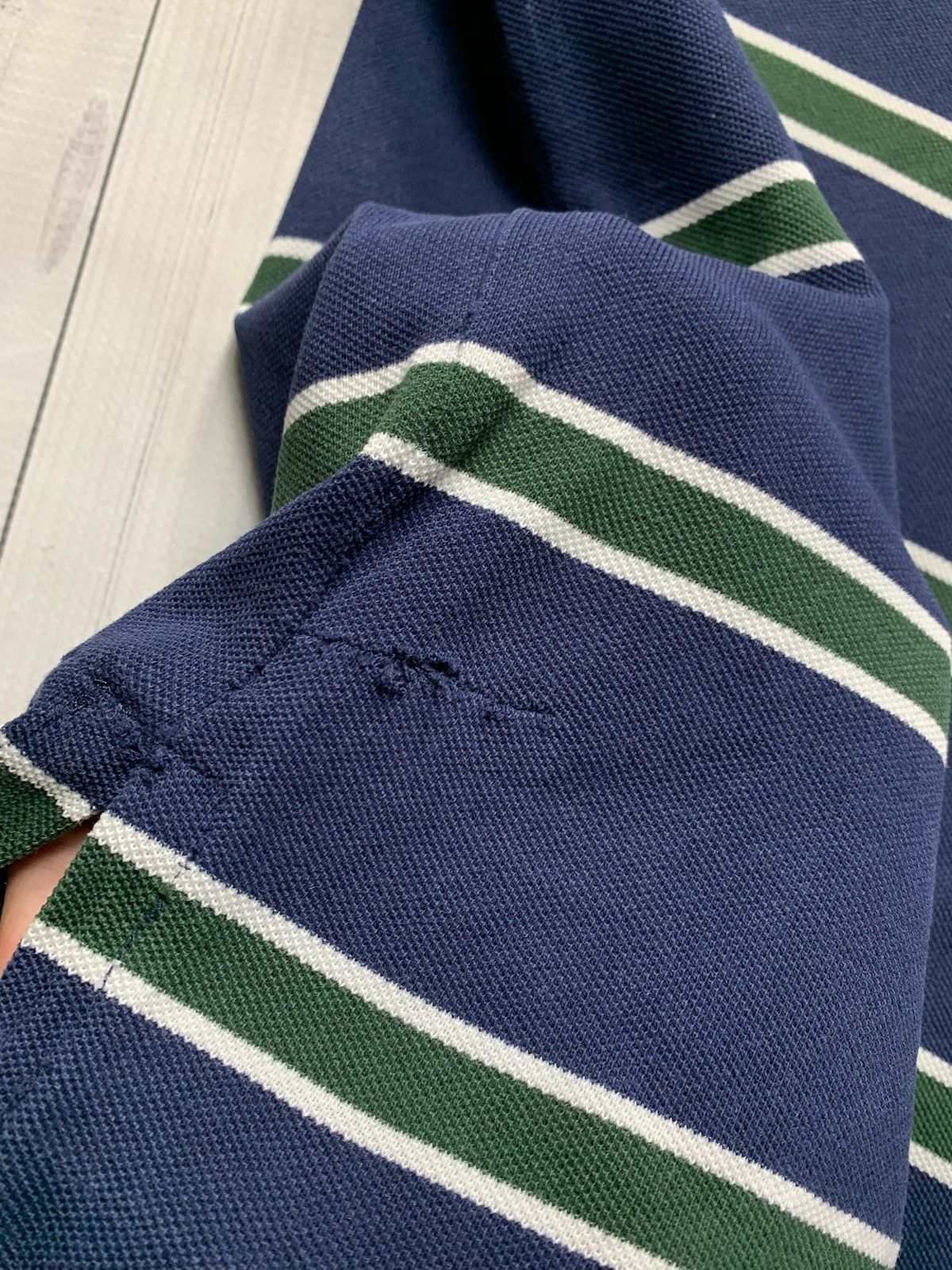 Vintage Vintage Polo Ralph Lauren striped rugby jersey size M Size US M / EU 48-50 / 2 - 3 Thumbnail