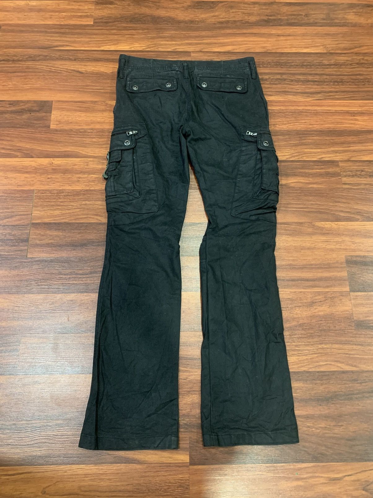 Tornado Mart Tornado Mart Waxed Cargo Pants Size US 34 / EU 50 - 4 Thumbnail