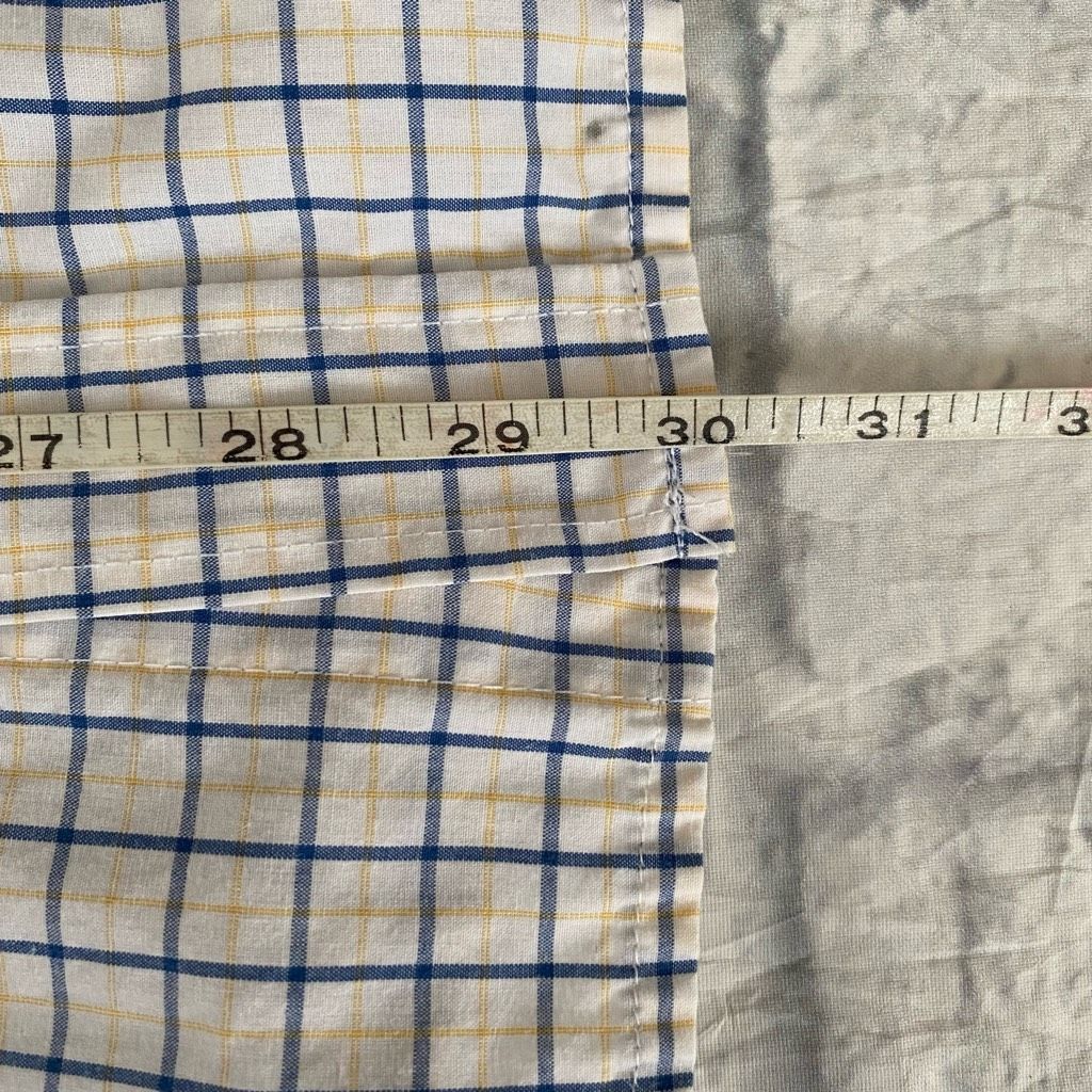 George George men S 34-36 button down checker print dress shirt Size US S / EU 44-46 / 1 - 9 Thumbnail