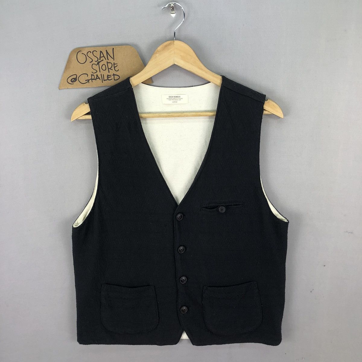 Back Number Japanese Brand Vest