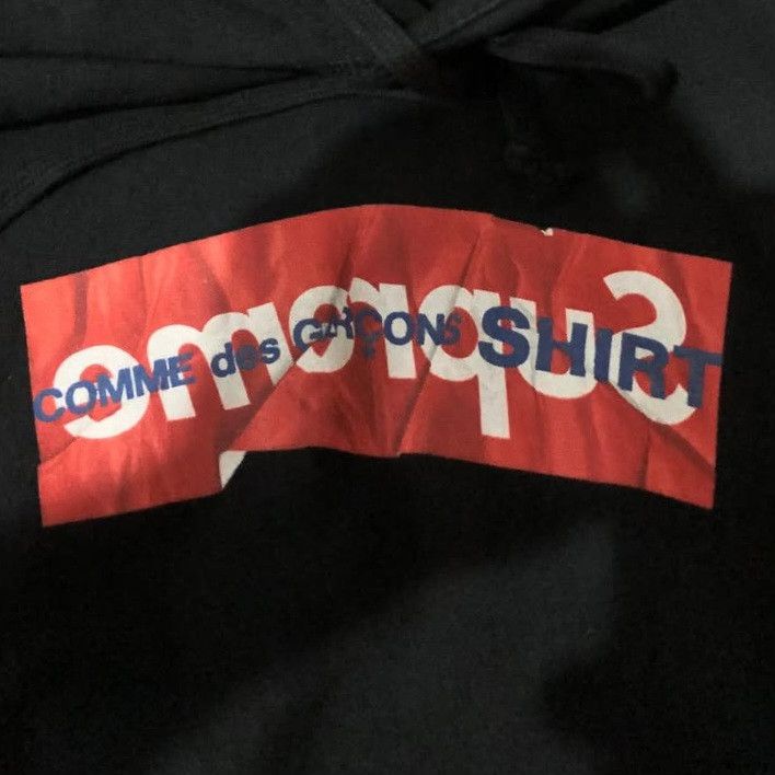 Comme des Garcons SHIRT × Supreme Supreme Comme Des Garcons SHIRT Box Logo Hooded Sweatshirt Size US M / EU 48-50 / 2 - 3 Thumbnail
