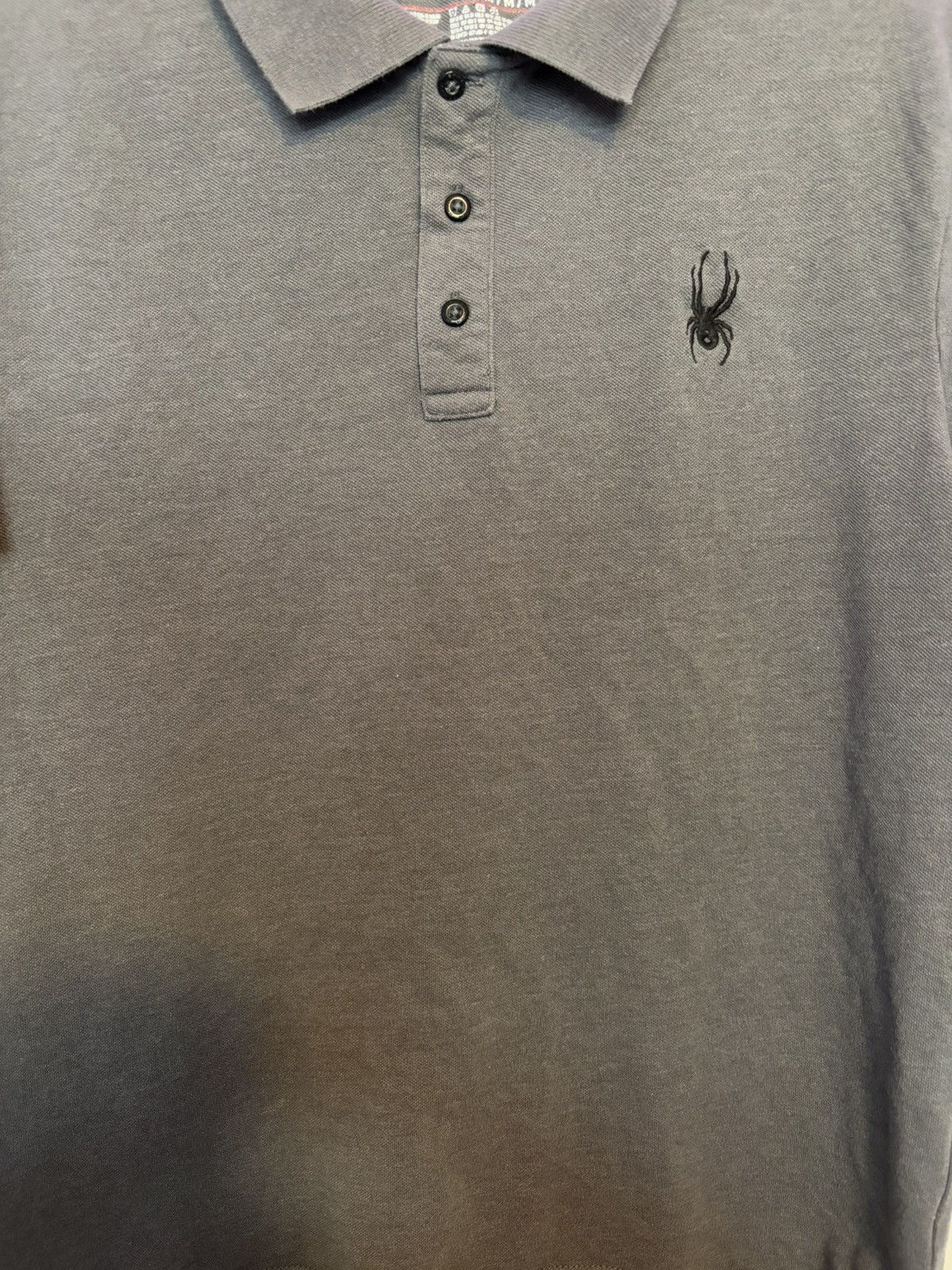 Spyder Spyder embroidered grey polo Size US M / EU 48-50 / 2 - 3 Thumbnail