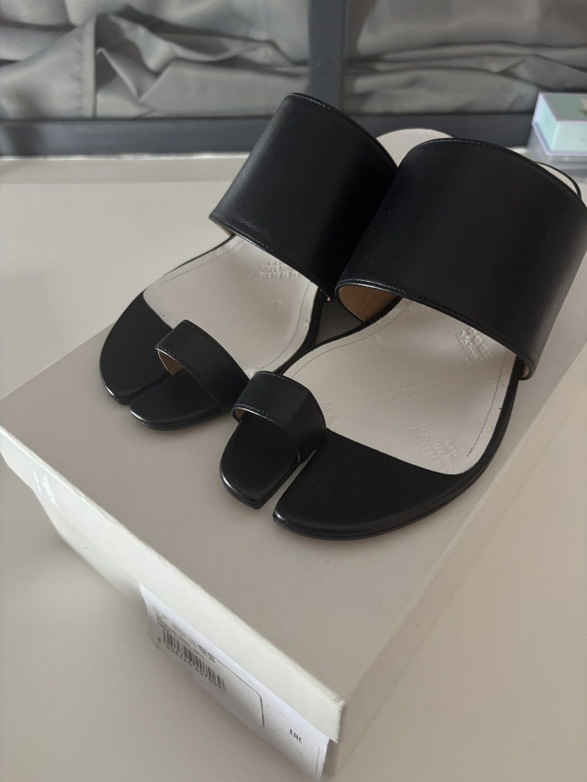 Maison Margiela Maison Margiela Black Tabi Heeled Sandals Size US 5 / IT 35 - 4 Thumbnail