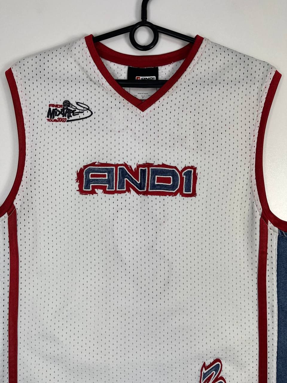 Other And1 Hot Sauce Basketball 2003 Jersey White Size S Size US S / EU 44-46 / 1 - 2 Thumbnail