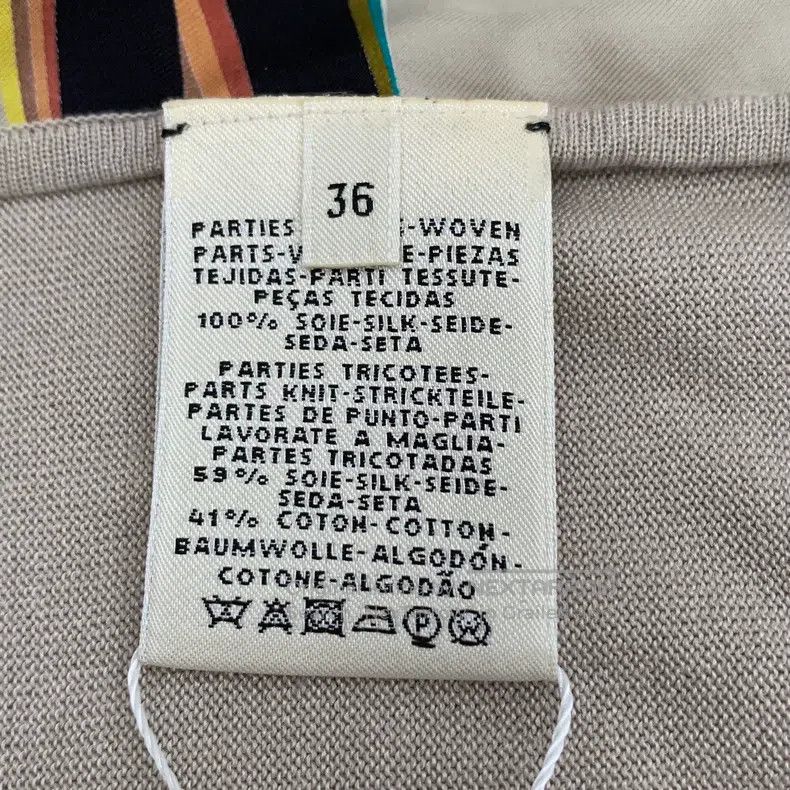 Hermes Hermes Color-block graffiti letter printed silk round-neck Size XS / US 0-2 / IT 36-38 - 7 Thumbnail