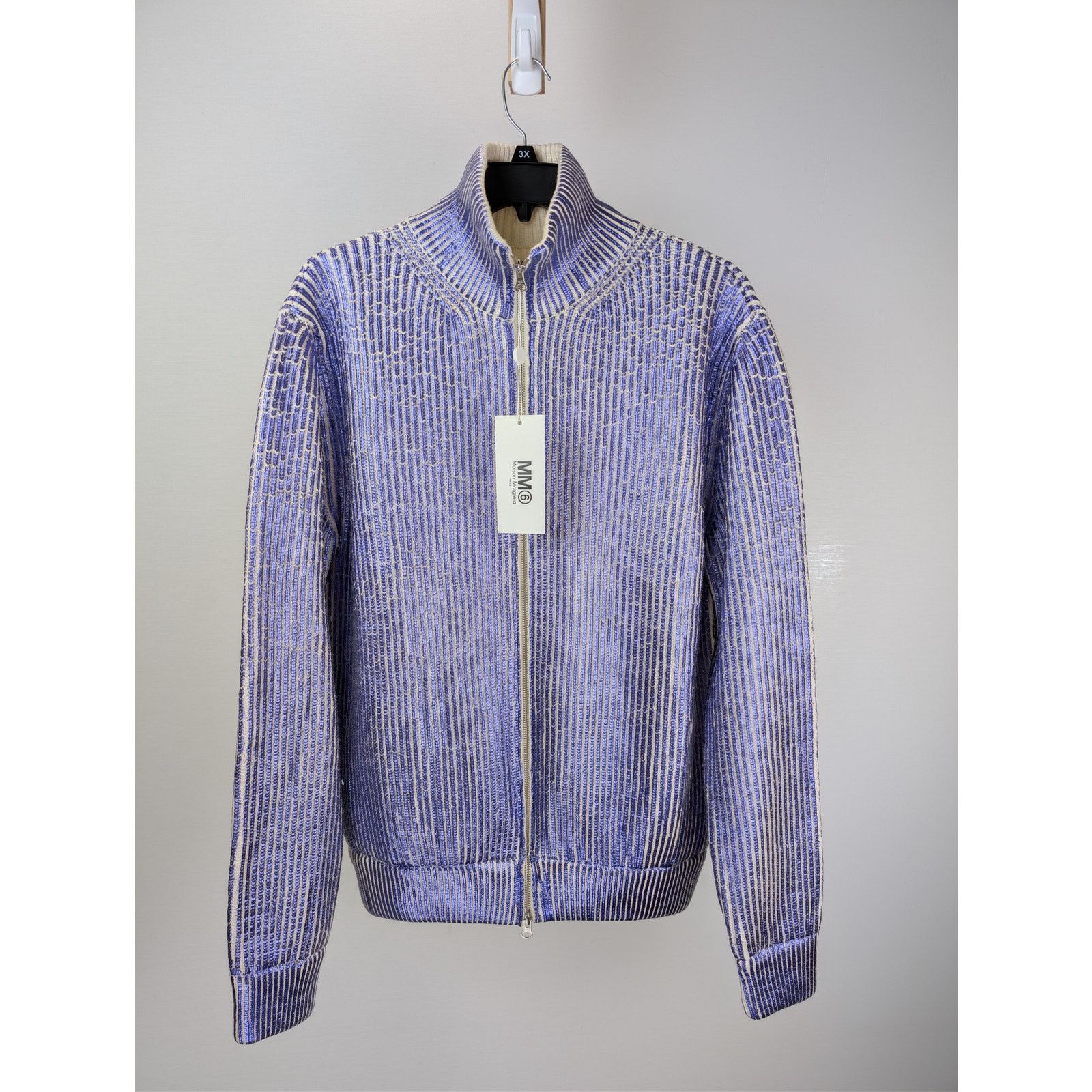 Maison Margiela o1rshd1 Cardigan Sweater in Purple/Lilac Size US S / EU 44-46 / 1 - 2 Thumbnail
