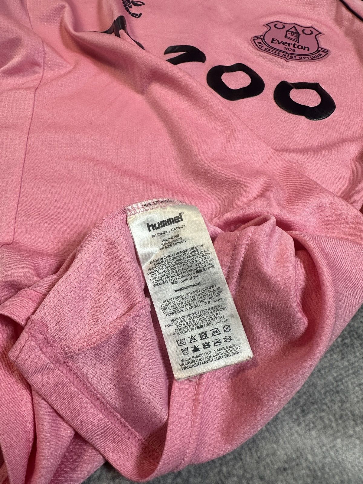 Hummel × Vintage Hummel Everton Soccer Jersey Pink Blokecore Rare Style S Size US S / EU 44-46 / 1 - 4 Thumbnail