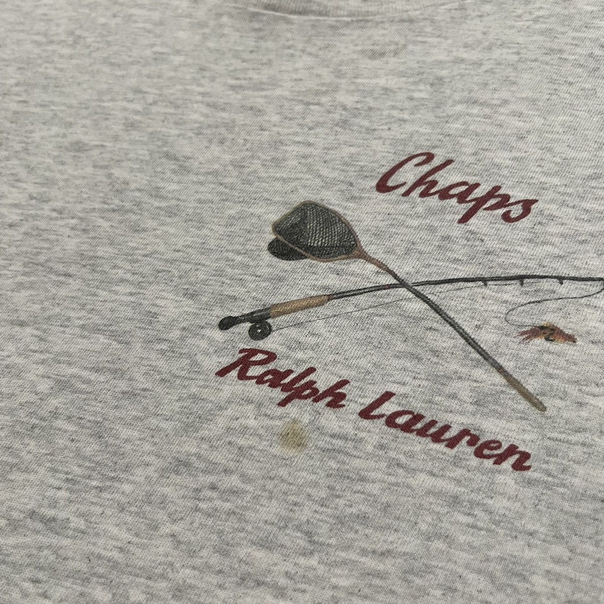 Chaps Ralph Lauren × Vintage VTG Chaps Ralph Lauren Grey Marlin Swordfish Fishing USA Tee Size US XL / EU 56 / 4 - 4 Thumbnail