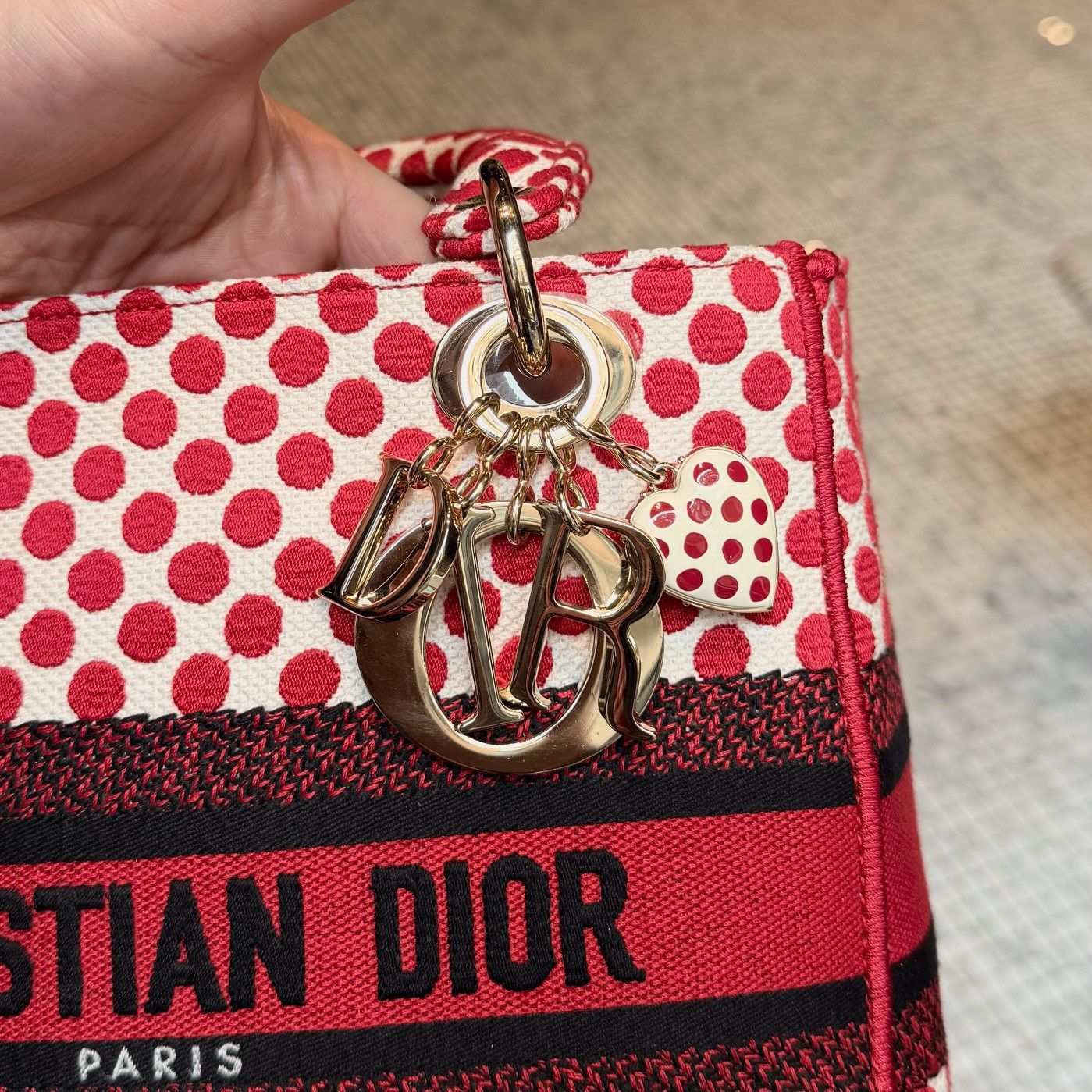 Dior Christian Dior Canvas Medium DiorAmour D-Lite Bag Size ONE SIZE - 11 Thumbnail