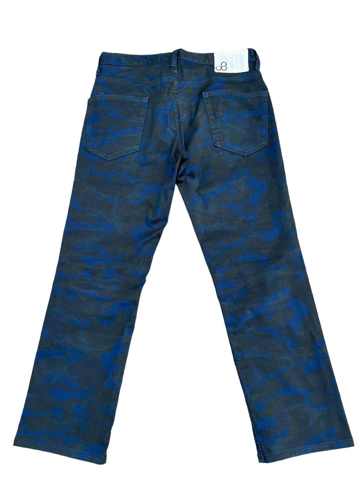 Johnbull Vintage Johnbull Japan Stretch Waxed Camo Cropped Jeans Size US 31 - 2 Thumbnail