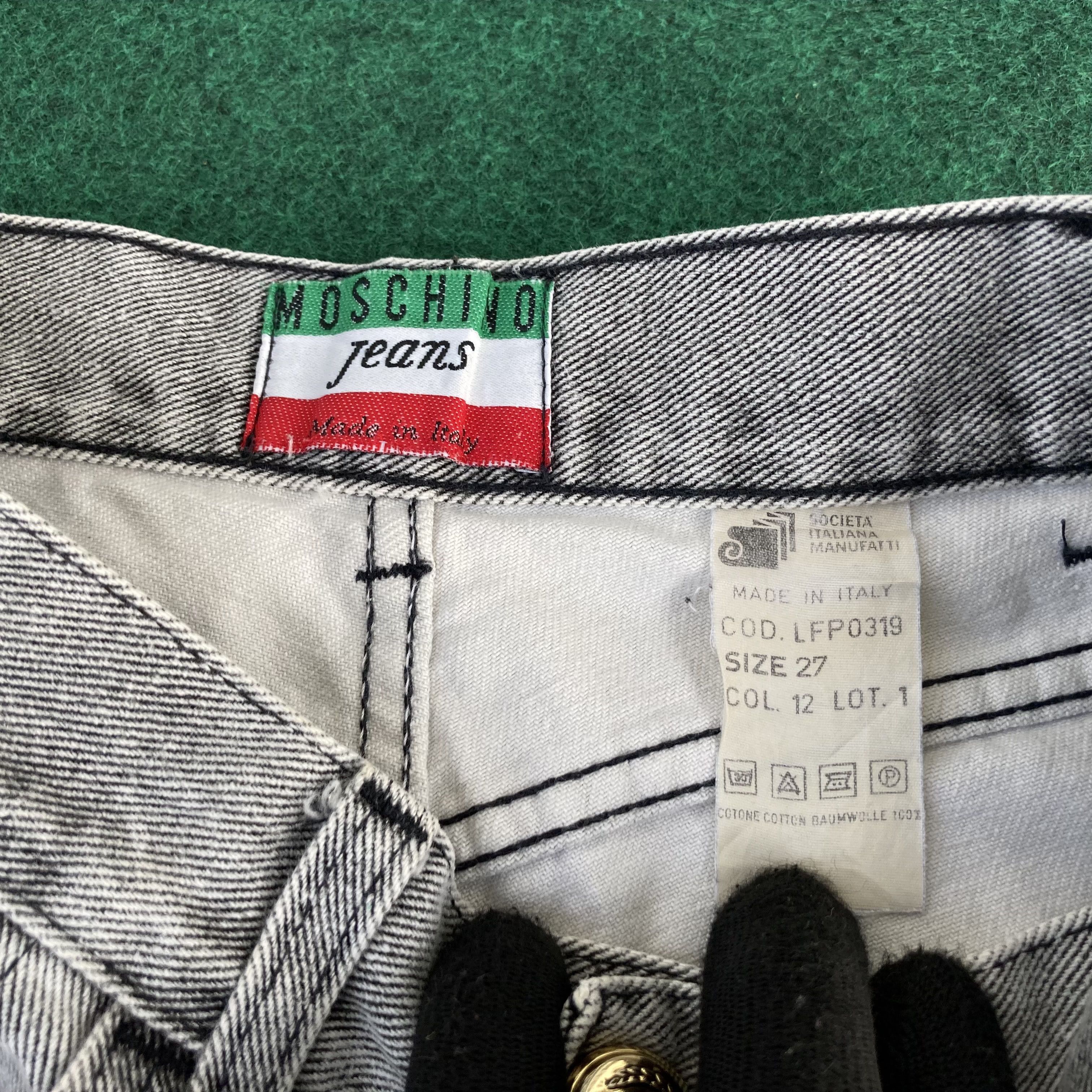 Moschino × Vintage Vtg Moschino Women Jeans Size 25" / US 0 / IT 36 - 4 Thumbnail