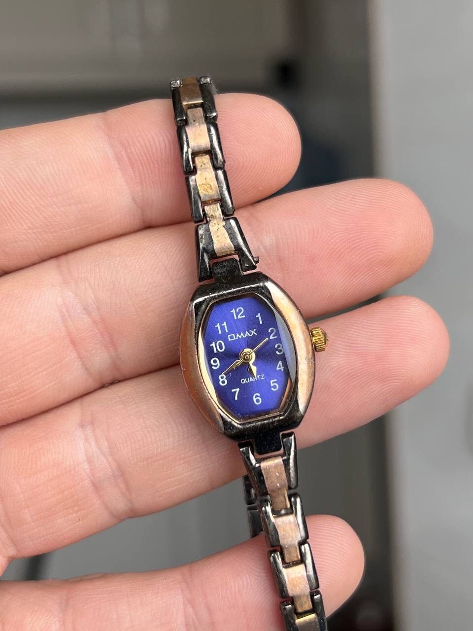 Japanese Brand × Vintage Vintage Japanese style futuristic Watch Omax Blue Japan 00s Size ONE SIZE - 2 Thumbnail