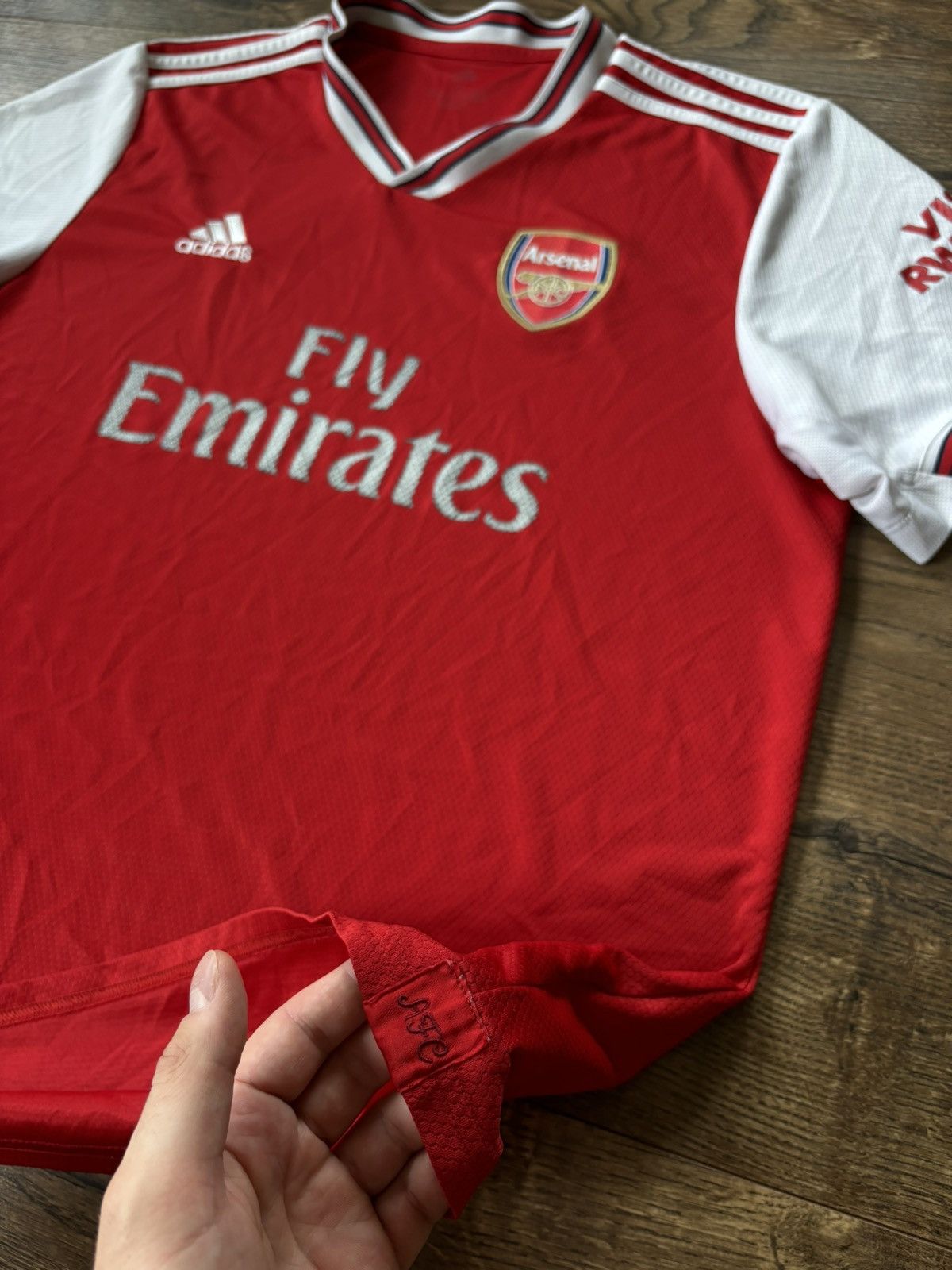Adidas ARSENAL LONDON 2019-2020 HOME FOOTBALL SHIRT XL ADIDAS Size US L / EU 52-54 / 3 - 6 Thumbnail