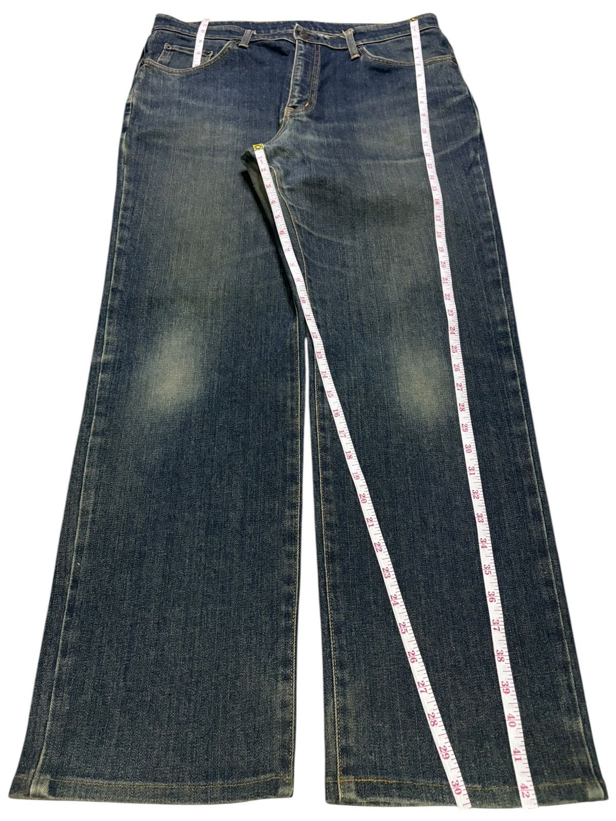Edwin Vintage Edwin 403 Mud Wash Distressed Baggy Jeans Size US 36 / EU 52 - 14 Thumbnail