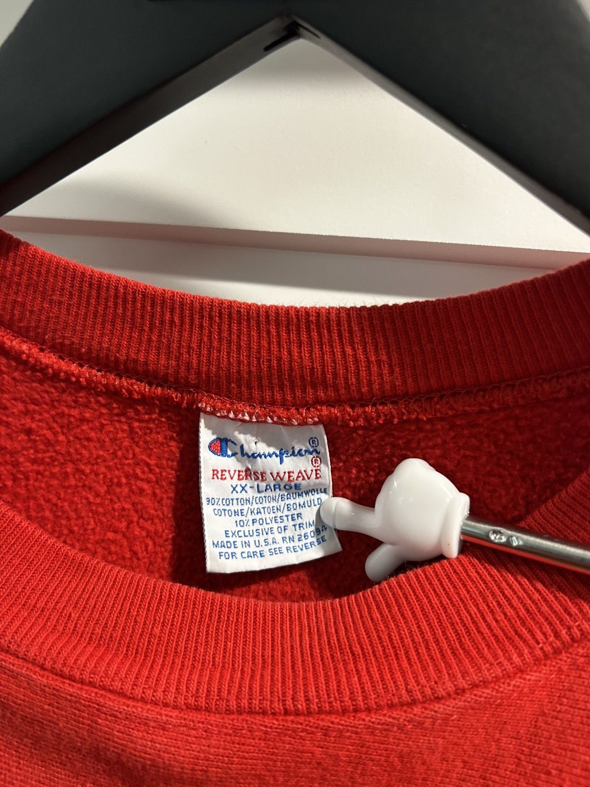 Champion 90s Rutgers Reverse Weave Made in USA Size US XXL / EU 58 / 5 - 4 Thumbnail