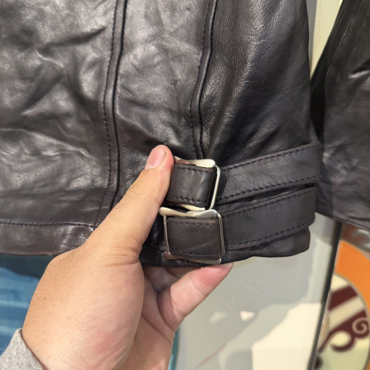 Hysteric Glamour × Japanese Brand × Vintage Hysteric Glamour Leather Jacket Size XS / US 0-2 / IT 36-38 - 10 Thumbnail