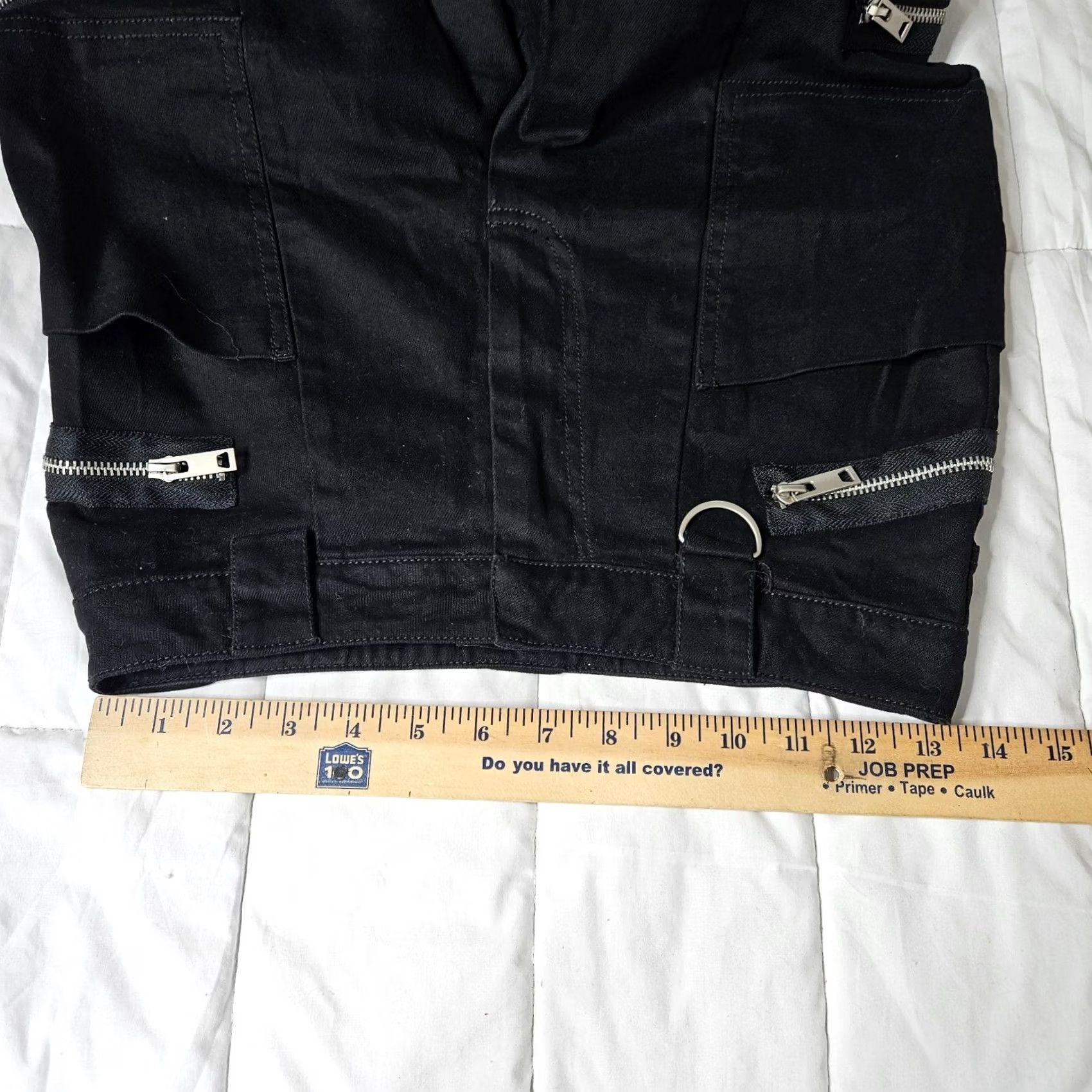 I.AM.GIA I.AM.GIA Women's Black Utility Cargo Pocket Zipper Pants Size S Size 28" / US 6 / IT 42 - 3 Thumbnail