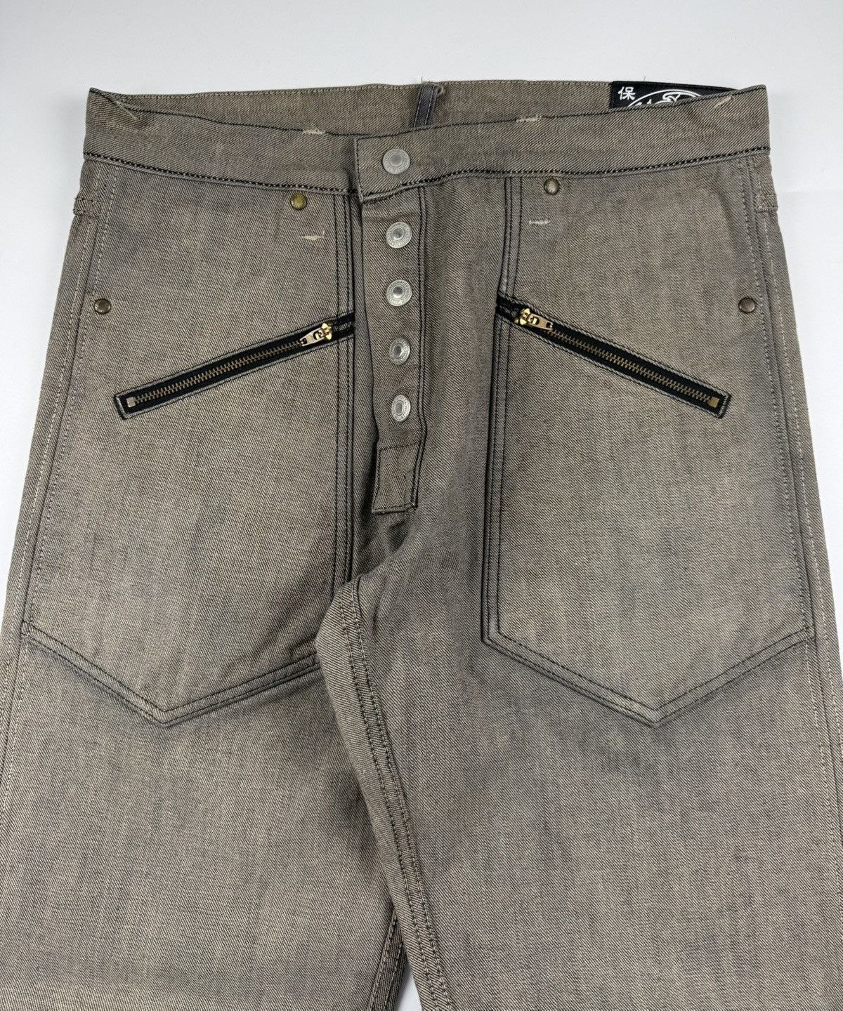 Evisu Evisu Lot 0049 Embroidered Seagull Reversible Jeans Size US 31 - 15 Thumbnail