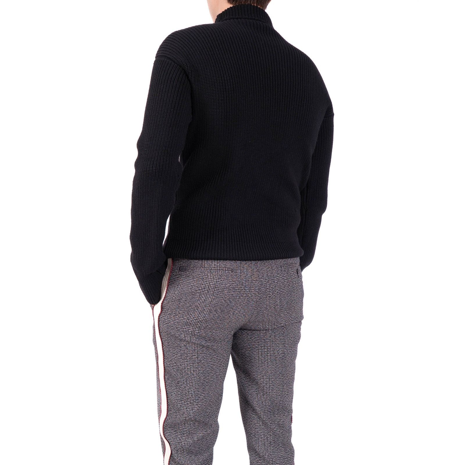 Gucci Tom Ford Era Chunky Knit Turtle Neck in Black Wool Size US M / EU 48-50 / 2 - 4 Thumbnail