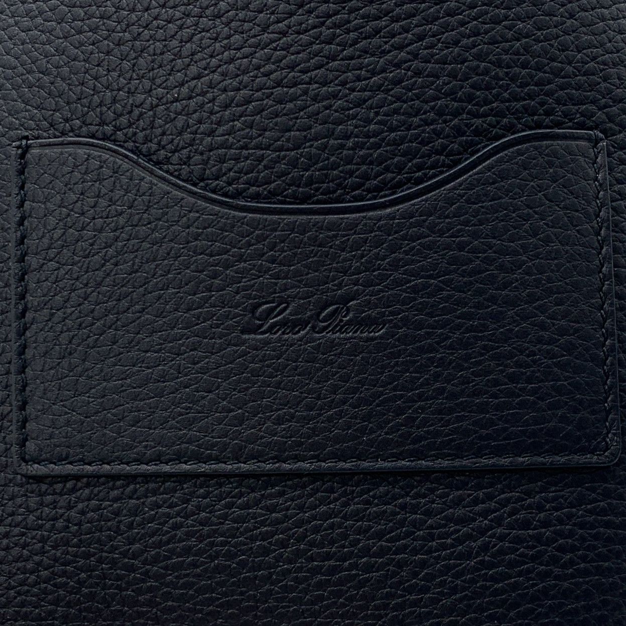 Loro Piana Loro Piana Bale Leather Phone Bag Black Size ONE SIZE - 7 Thumbnail
