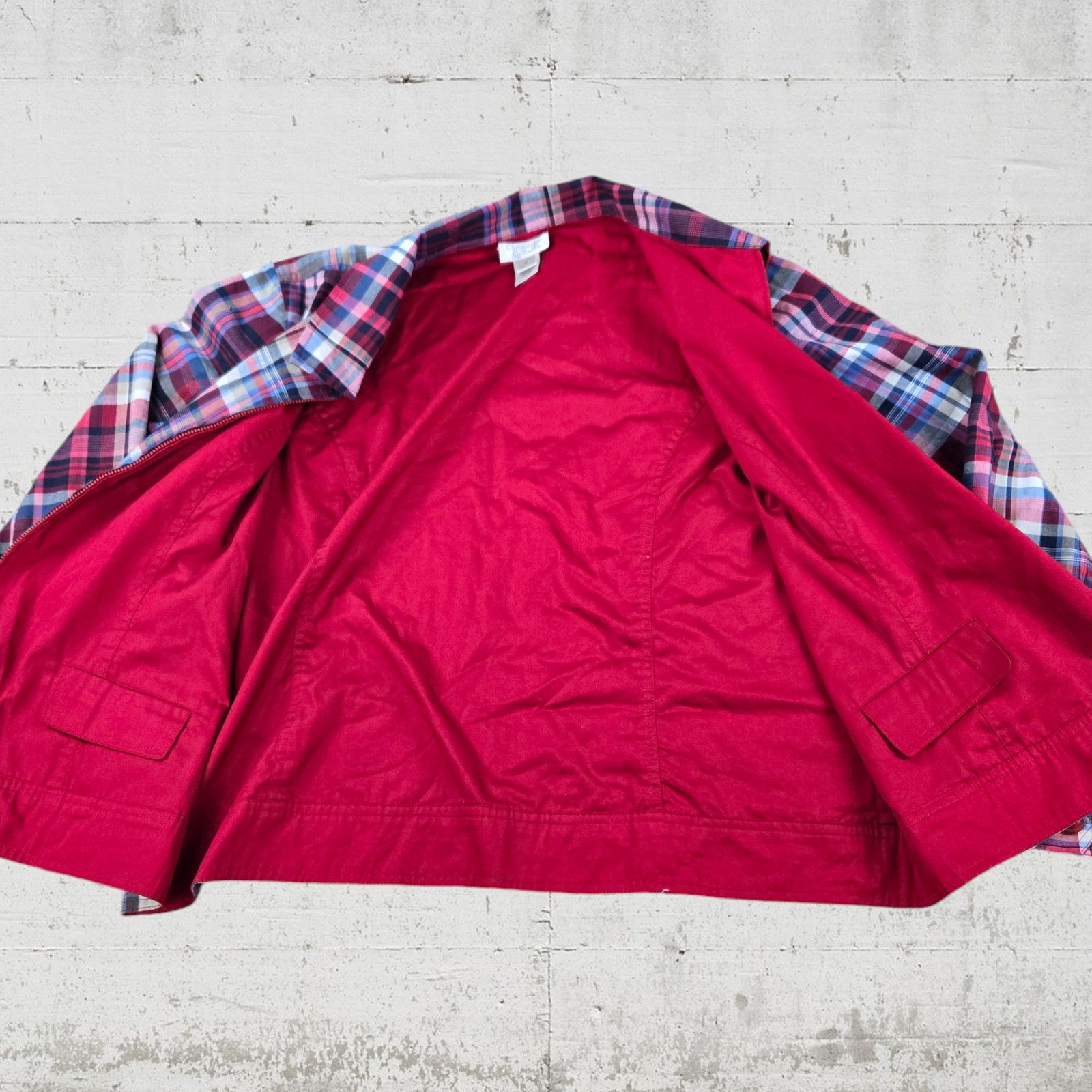 Other Y2K Red Blue Plaid Reversible Jacket Size XL Size XL / US 12-14 / IT 48-50 - 6 Thumbnail