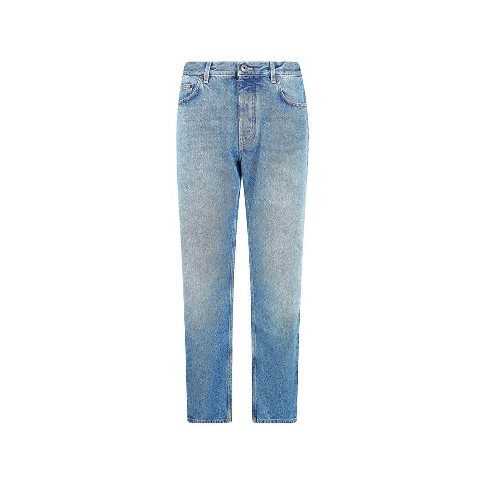 Off-White Off-white BLUE Denim - Regular & Straight-Leg Jeans Size US 35 - 1 Thumbnail