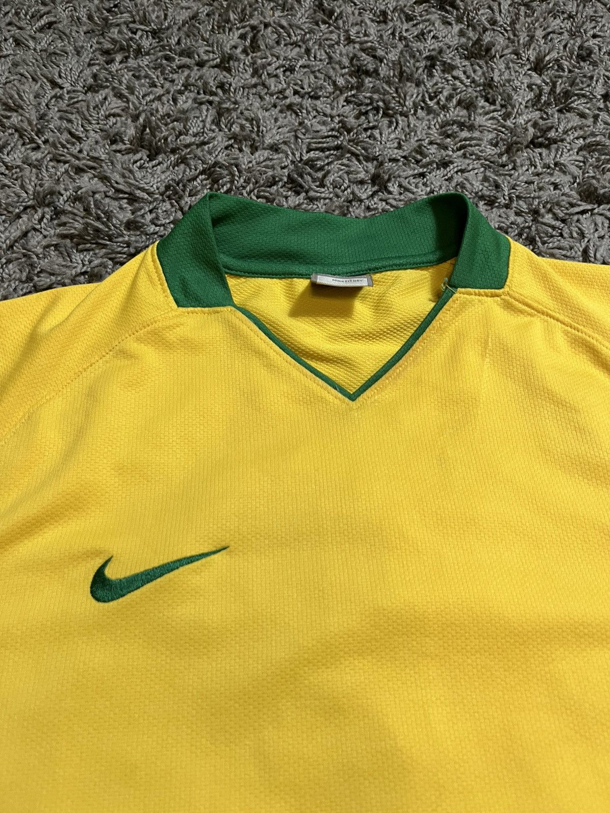 Nike NIKE TOTAL 90 BRAZIL FOOTBALL STYLE POLYESTER T-SHIRT Size US M / EU 48-50 / 2 - 3 Thumbnail