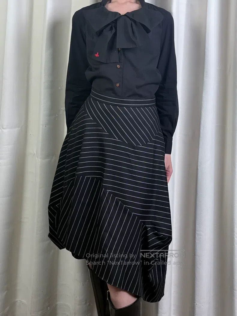 Vivienne Westwood Vivienne Westwood Vintage bow Saturn shirt Size S / US 4 / IT 40 - 4 Thumbnail
