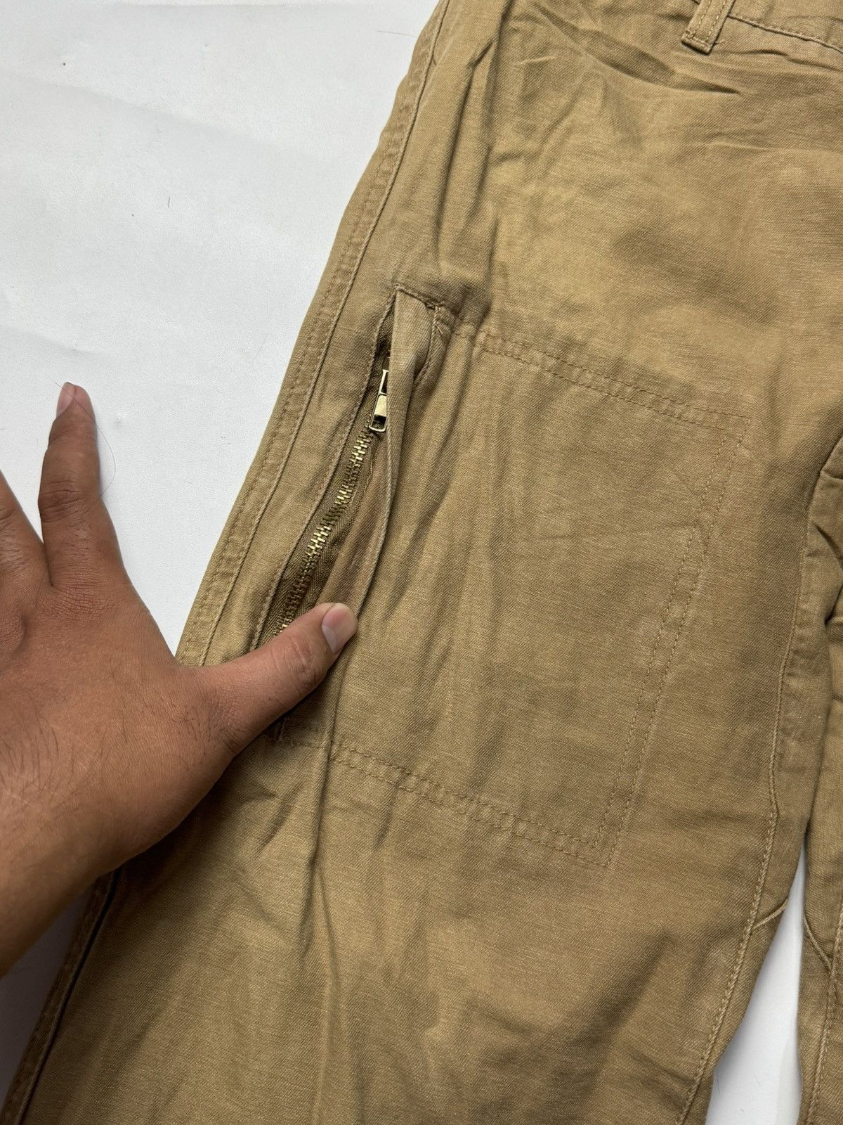 If Six Was Nine × Japanese Brand × Le Grande Bleu (L.G.B.) Double waist cargo pants japanese style Size US 29 - 6 Thumbnail