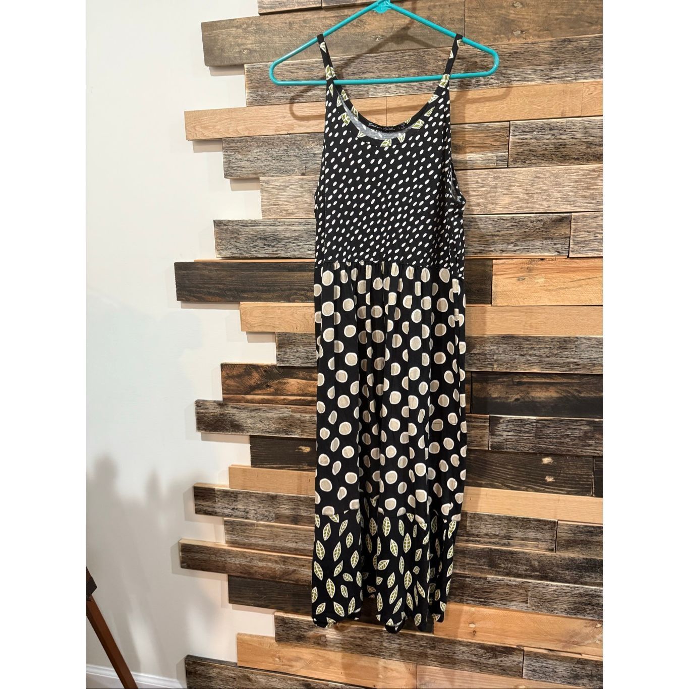Guru Gudrun Sjoden black/cream polka dot dress pockets size L Size L / US 10 / IT 46 - 1 Thumbnail
