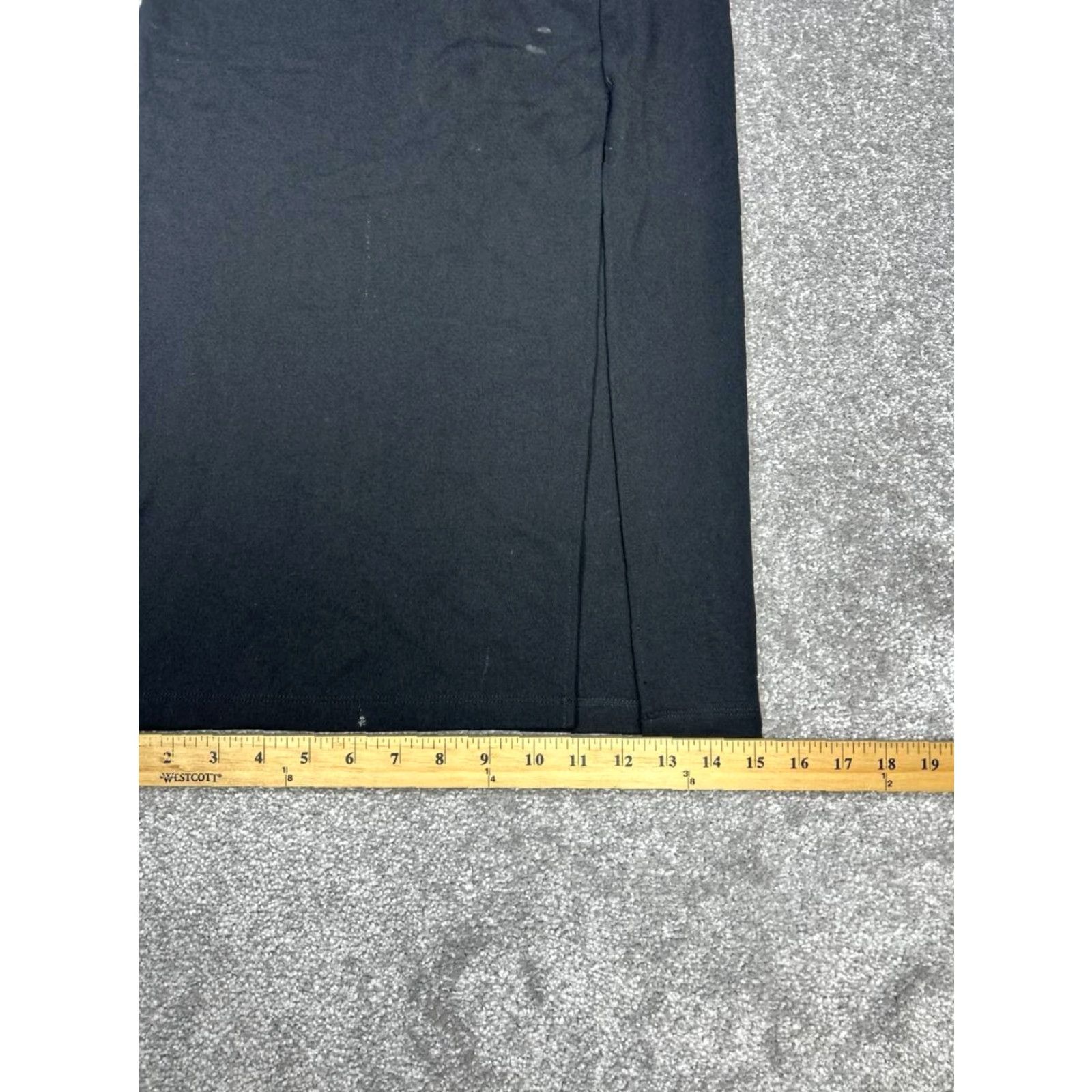 Aritzia Aritzia Babaton Pencil Front Slit Skirt Womens 2 Black Nylon Spandex Midi Straight & Pencil Classic Modern Casual Party/Cocktail Size 26" / US 2 / IT 38 - 7 Thumbnail