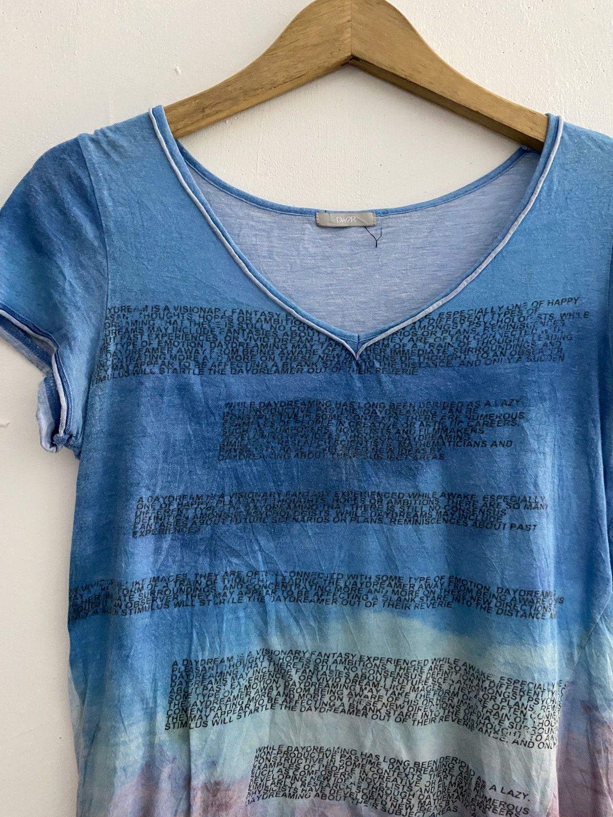 If Six Was Nine × Japanese Brand × Le Grande Bleu (L.G.B.) Dw2r poem tiedye tee Size US M / EU 48-50 / 2 - 2 Thumbnail