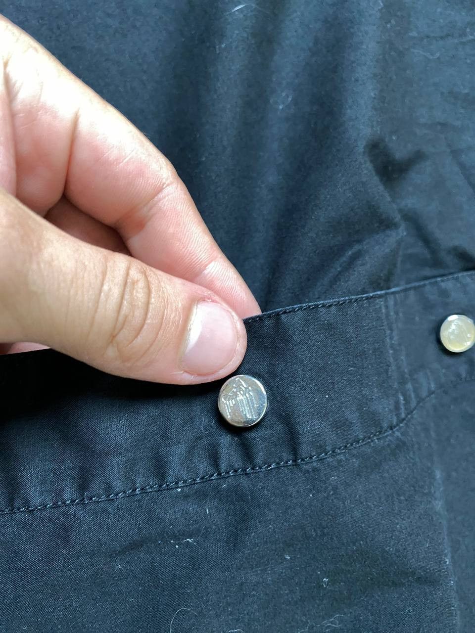 Versace × Vintage Vintage Versace Sport Spellout Button Up Shirt Size US M / EU 48-50 / 2 - 13 Thumbnail