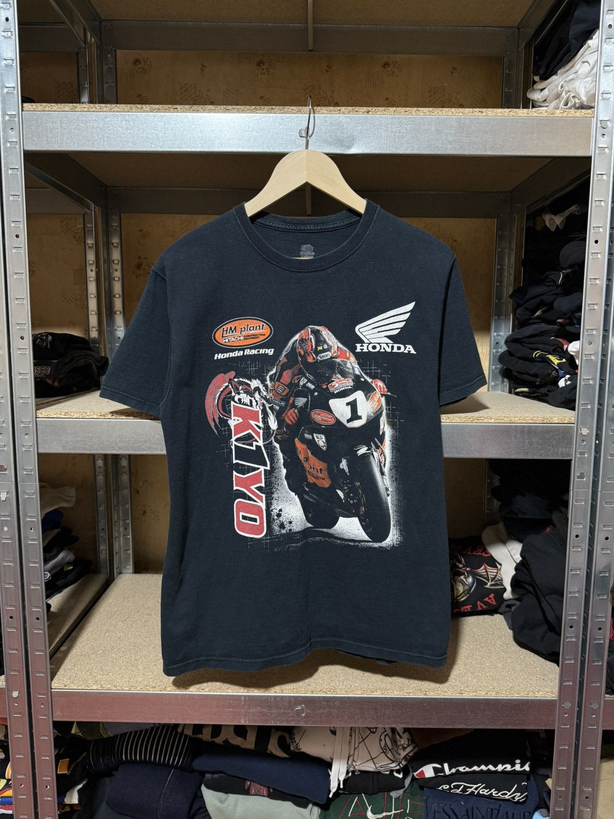 Honda Honda Racing K1YO HM Planet Hitachi Racing Moto T-Shirt Size US S / EU 44-46 / 1 - 1 Thumbnail